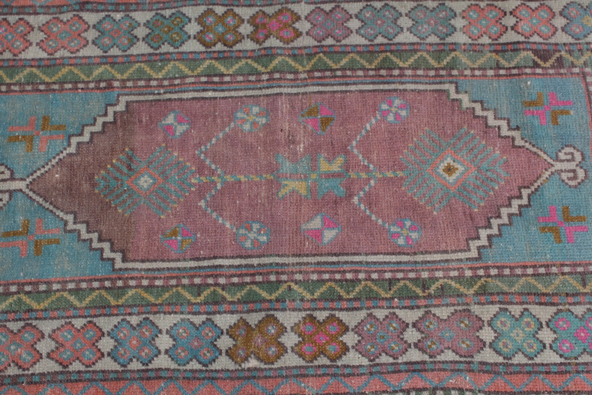 Vintage Halı, Antika Halılar, Yer Halısı, Yatak Odası Halıları, Mor Yün Halı, Araba Paspas Halıları, Mutfak Halıları, 2.2x4.2 ft Küçük Halı, Türk Halısı