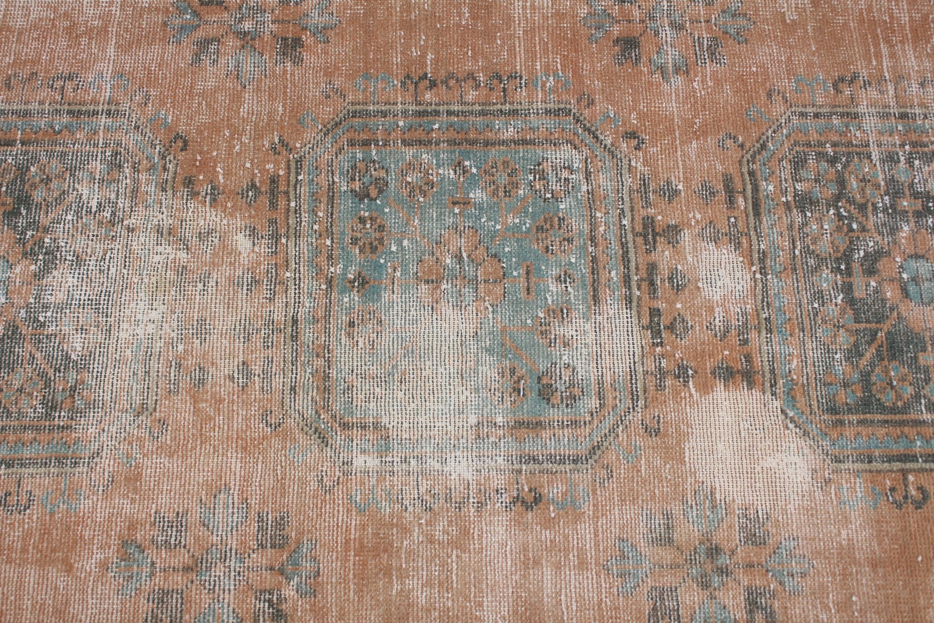 Türk Halıları, Koridor Halısı, Vintage Halı, Turuncu Mutfak Halısı, 2,7x10,3 ft Runner Halısı, Merdiven Halıları, Oryantal Halı, Ev Dekorasyonu Halıları