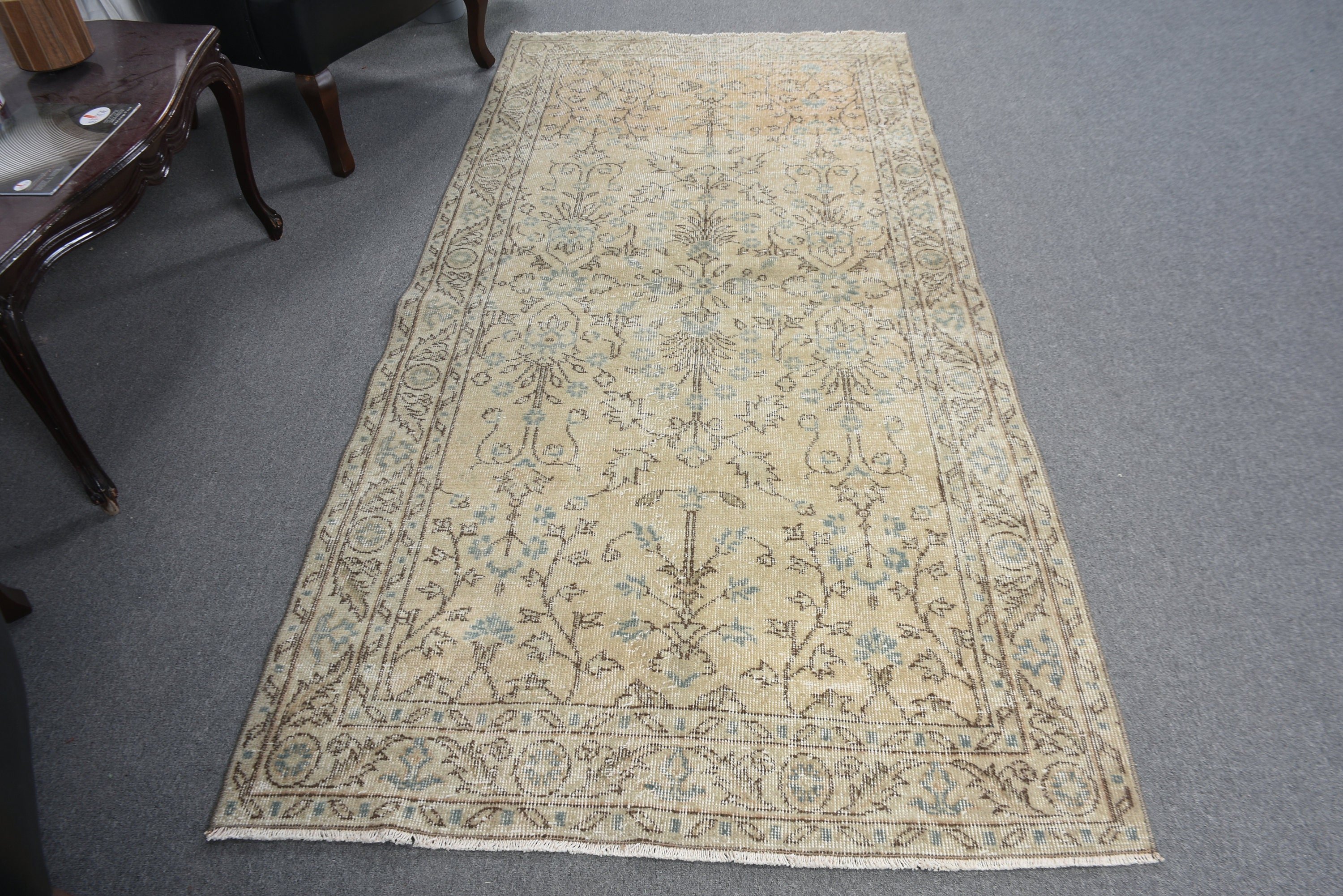 Bedroom Rugs, Beige Flatweave Rug, Nursery Rug, Turkish Rugs, Home Decor Rugs, Aesthetic Rug, 3.8x8.2 ft Area Rugs, Vintage Rug, Luxury Rug