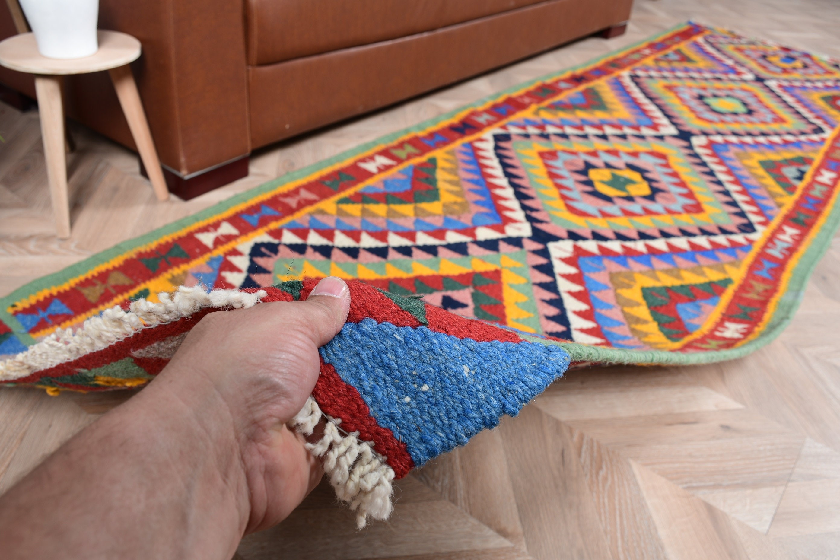 Bedroom Rugs, 2.9x9.8 ft Runner Rug, Old Rug, Moroccan Rugs, Vintage Rugs, Corridor Rug, Turkish Rug, Kilim, Stair Rugs, Green Moroccan Rug