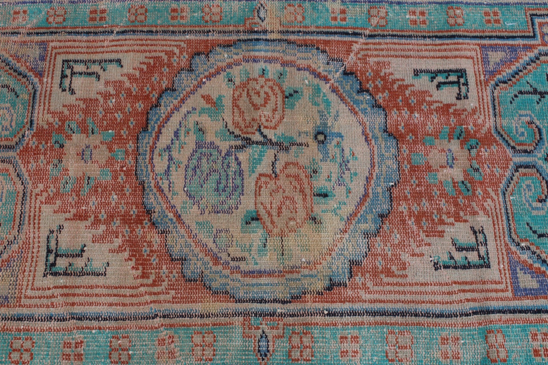 Mutfak Halısı, Vintage Halı, Kırmızı Oryantal Halı, Yer Halıları, El Yapımı Halı, Türk Halıları, 2.6x4.5 ft Küçük Halılar, Banyo Halısı