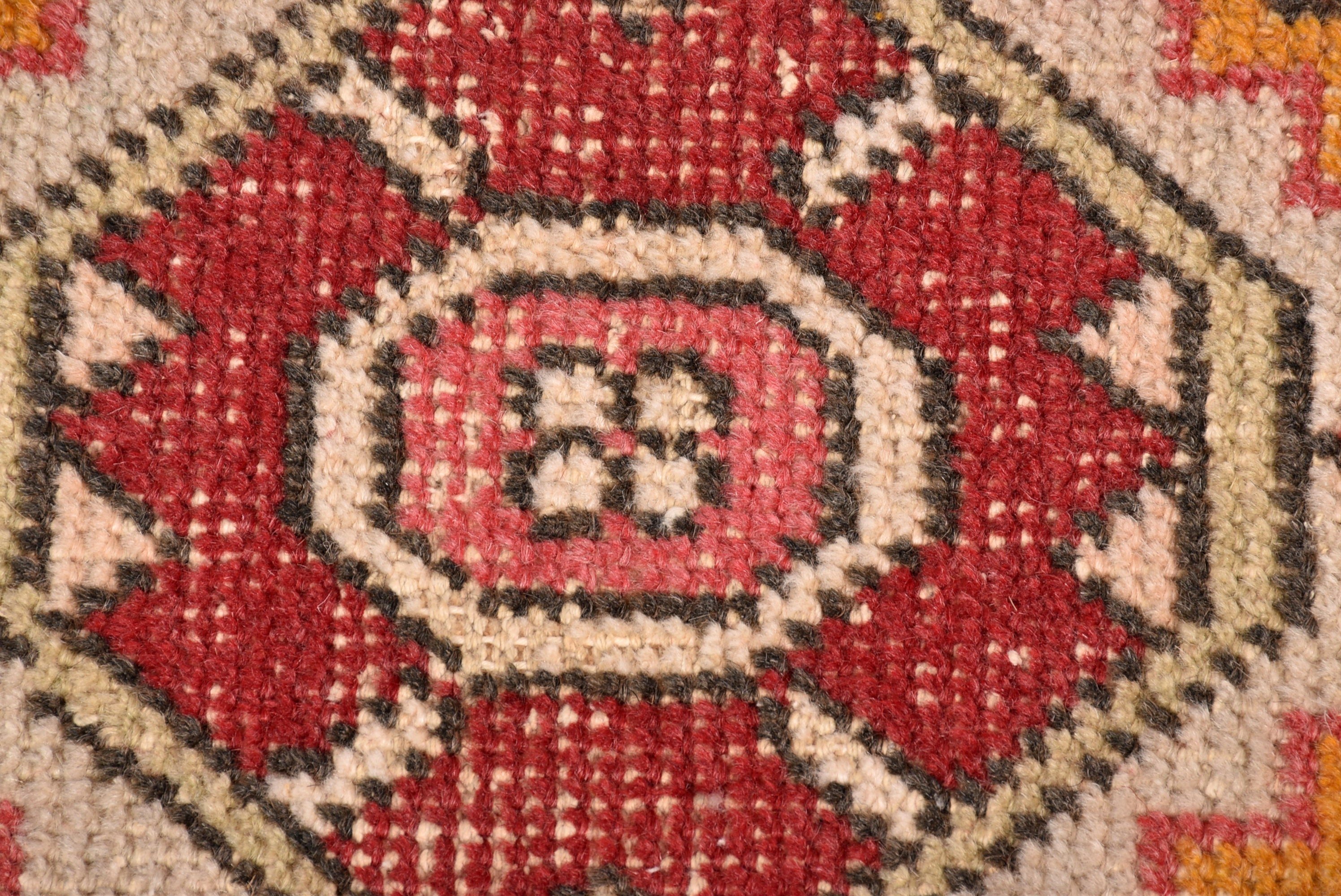 1.6x2.9 ft Küçük Halı, Pembe Anadolu Halısı, Küçük Vintage Halılar, Küçük Alan Halısı, Vintage Halılar, Geometrik Halılar, Türk Halıları, Açıklama Halısı