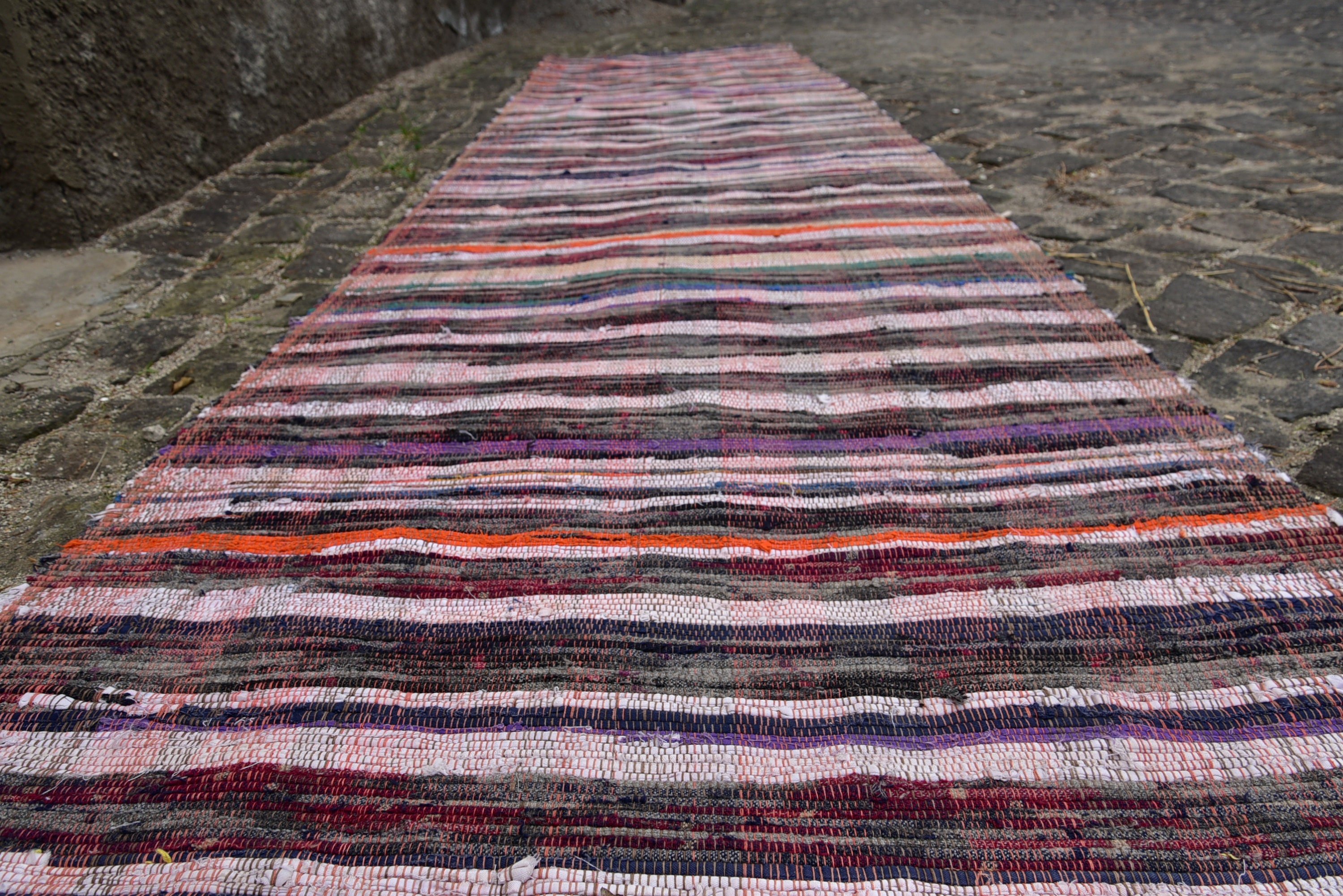 Antique Rugs, Kitchen Rugs, Oushak Rug, Corridor Rug, Vintage Rug, Aztec Rug, Turkish Rug, Kilim, 3x12.3 ft Runner Rug, Rugs for Kitchen