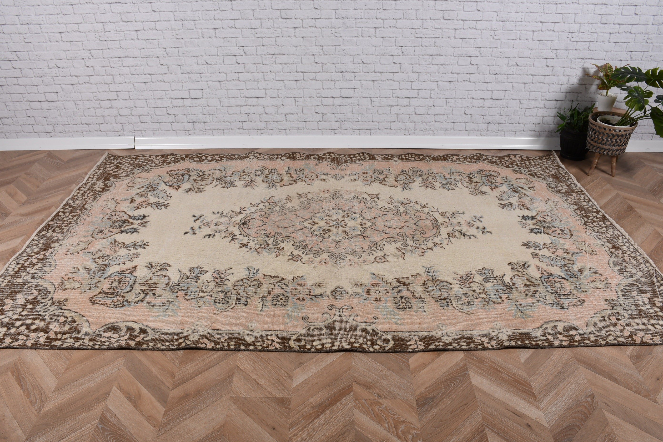 Mavi El Dokuma Halılar, Vintage Halılar, Türk Halıları, Yer Halıları, Yatak Odası Halıları, Kabile Halısı, 5.5x9.2 ft Büyük Halı, Yemek Odası Halısı, Açıklama Halısı