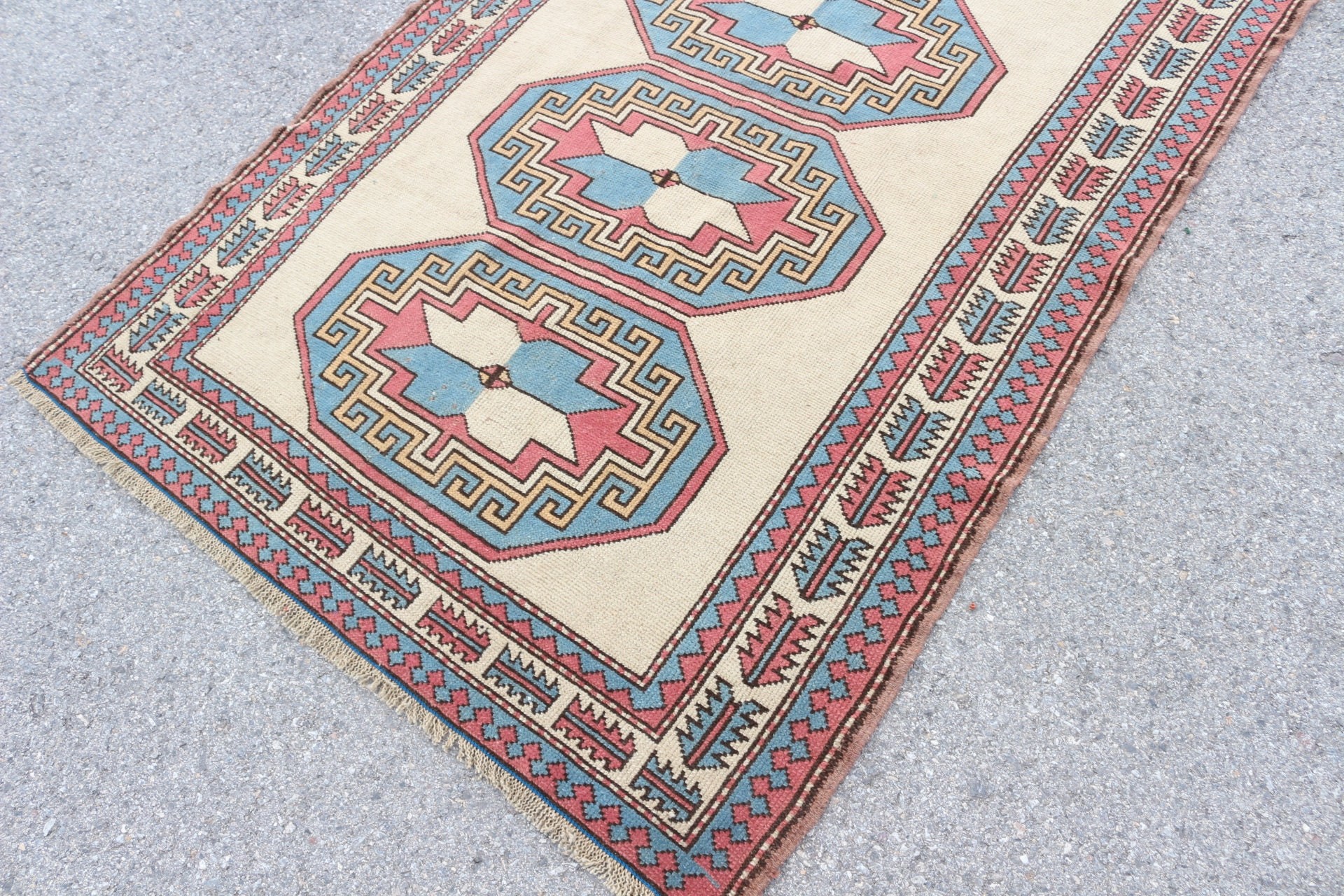 Rugs for Kitchen, Turkish Rug, Moroccan Rug, Beige Home Decor Rugs, Floor Rug, Turkish Area Rug Rugs, 4.2x6.7 ft Area Rug, Vintage Rug