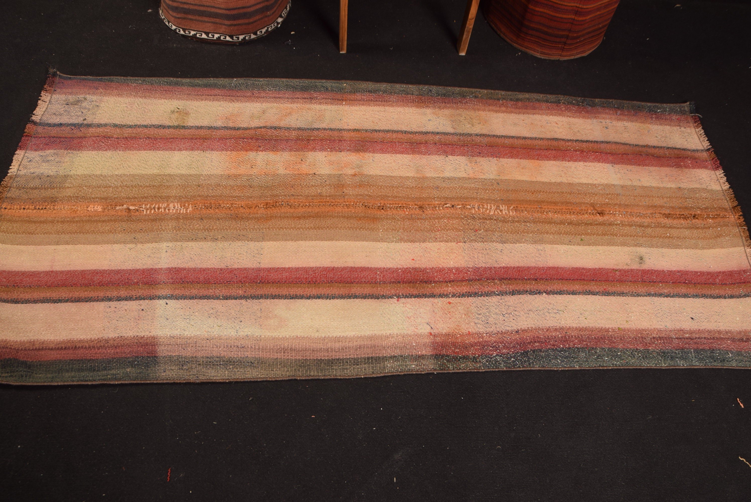 Mutfak Halısı, Vintage Halı, Kilim, Giriş Halısı, 3,1x6,5 ft Vurgu Halısı, Yer Halıları, Oryantal Halı, Türk Halısı, Anadolu Halıları, Kırmızı Yün Halılar