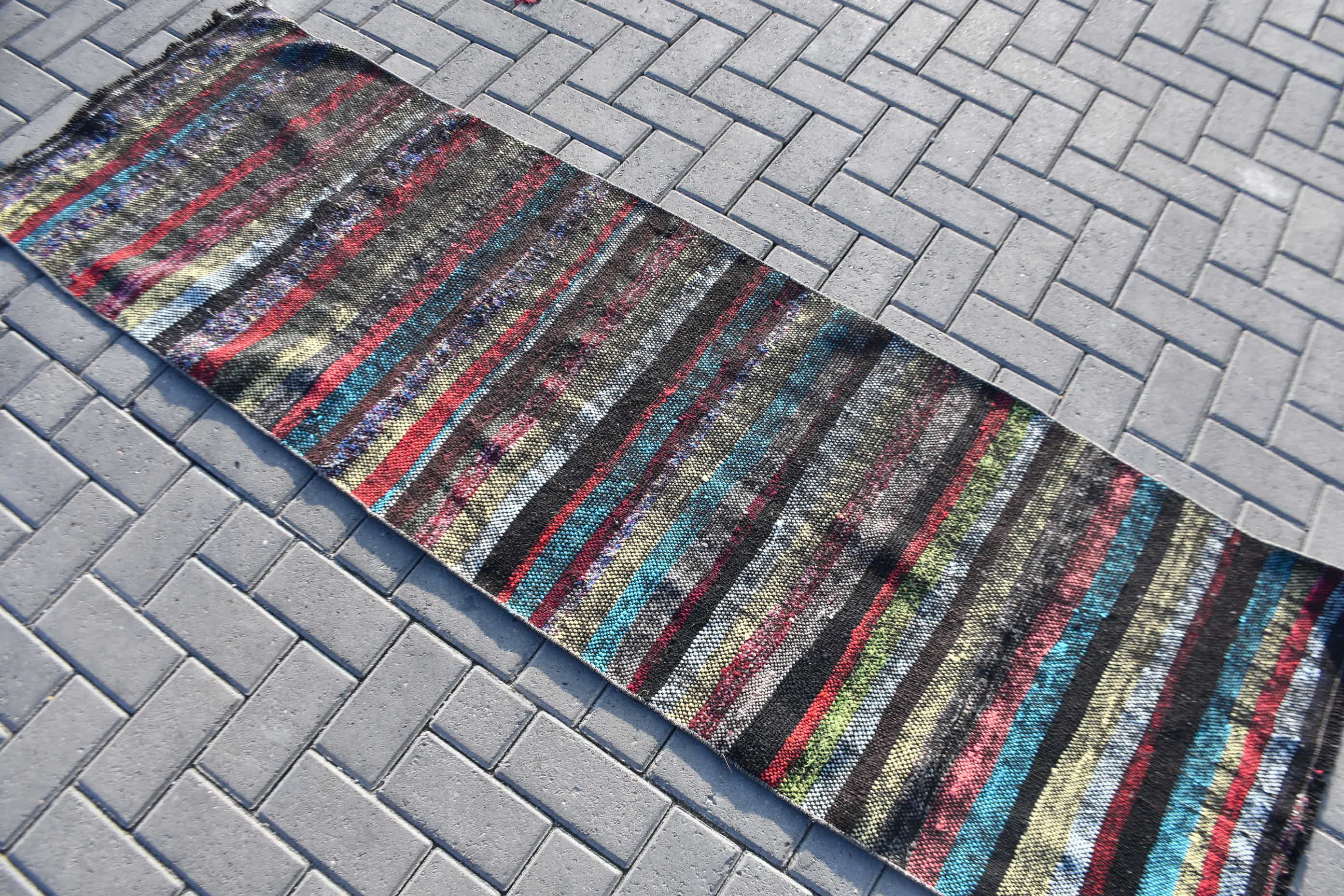 Yeşil Anadolu Halısı, 2.2x7.1 ft Yolluk Halısı, Türk Halısı, Kilim, Merdiven Halıları, Koridor Halıları, Retro Halı, Vintage Halı, Ev Dekorasyonu Halısı, Havalı Halı