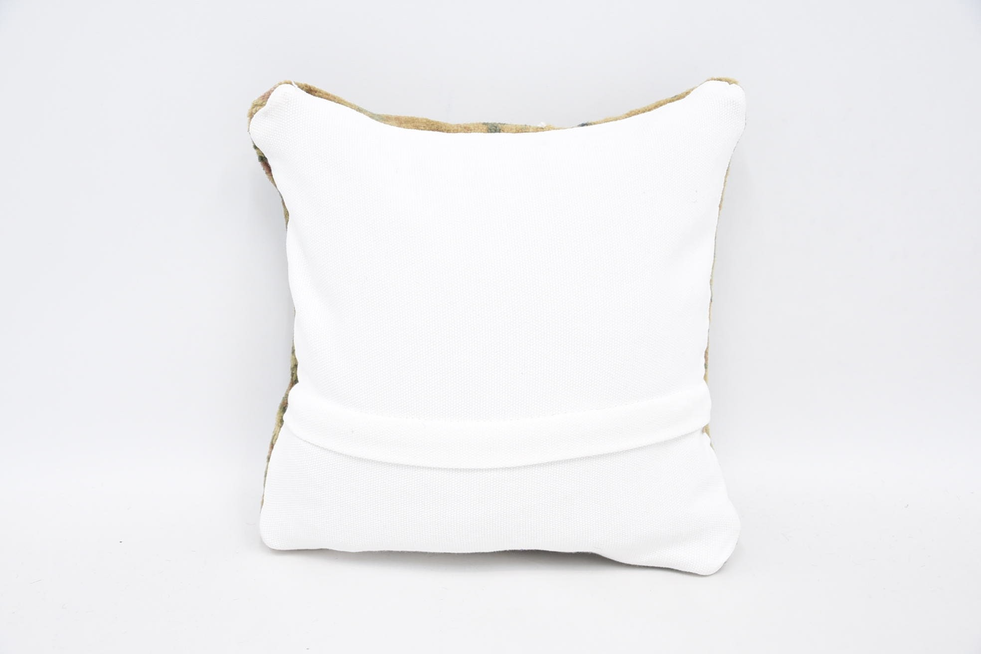 Shabby Chic Pillow, Turkish Kilim Pillow, Turkish Pillow, Decorative Pillow Cover, 12"x12" Beige Pillow, Kilim Cushion Sham, Pastel Pillow