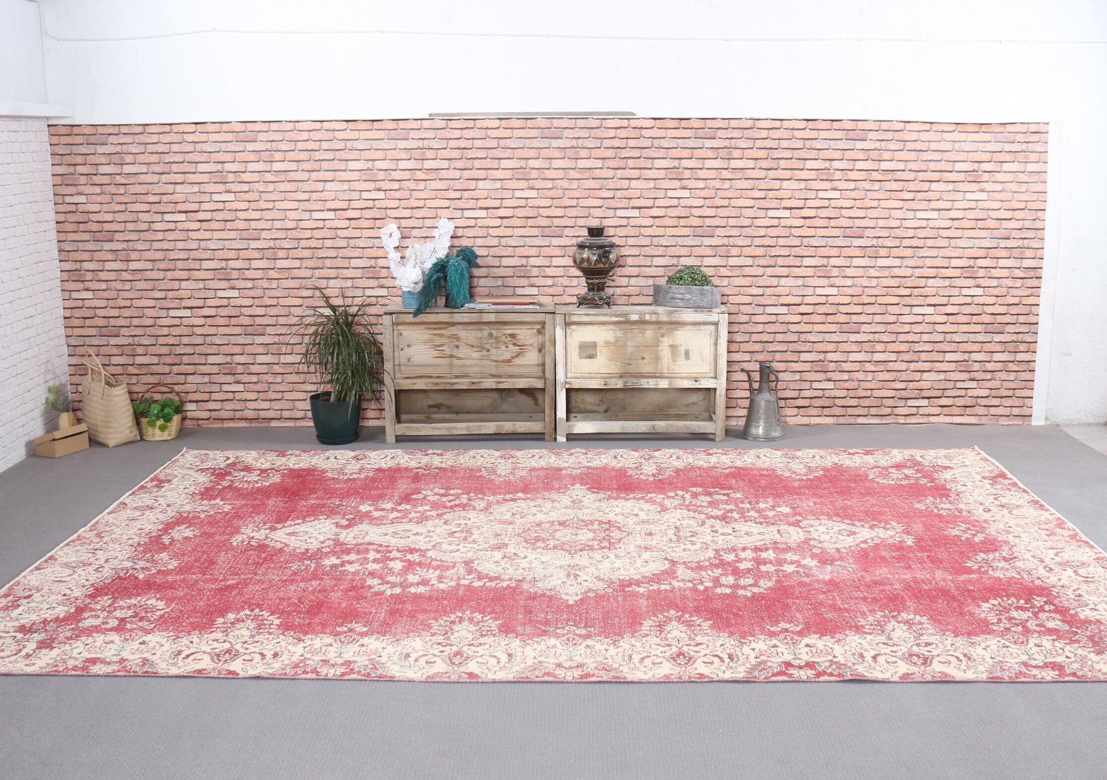 Anatolian Rug, Wedding Rug, Dining Room Rug, Red Cool Rugs, 8x12.1 ft Oversize Rug, Vintage Rug, Turkish Rug, Salon Rugs, Cool Rugs