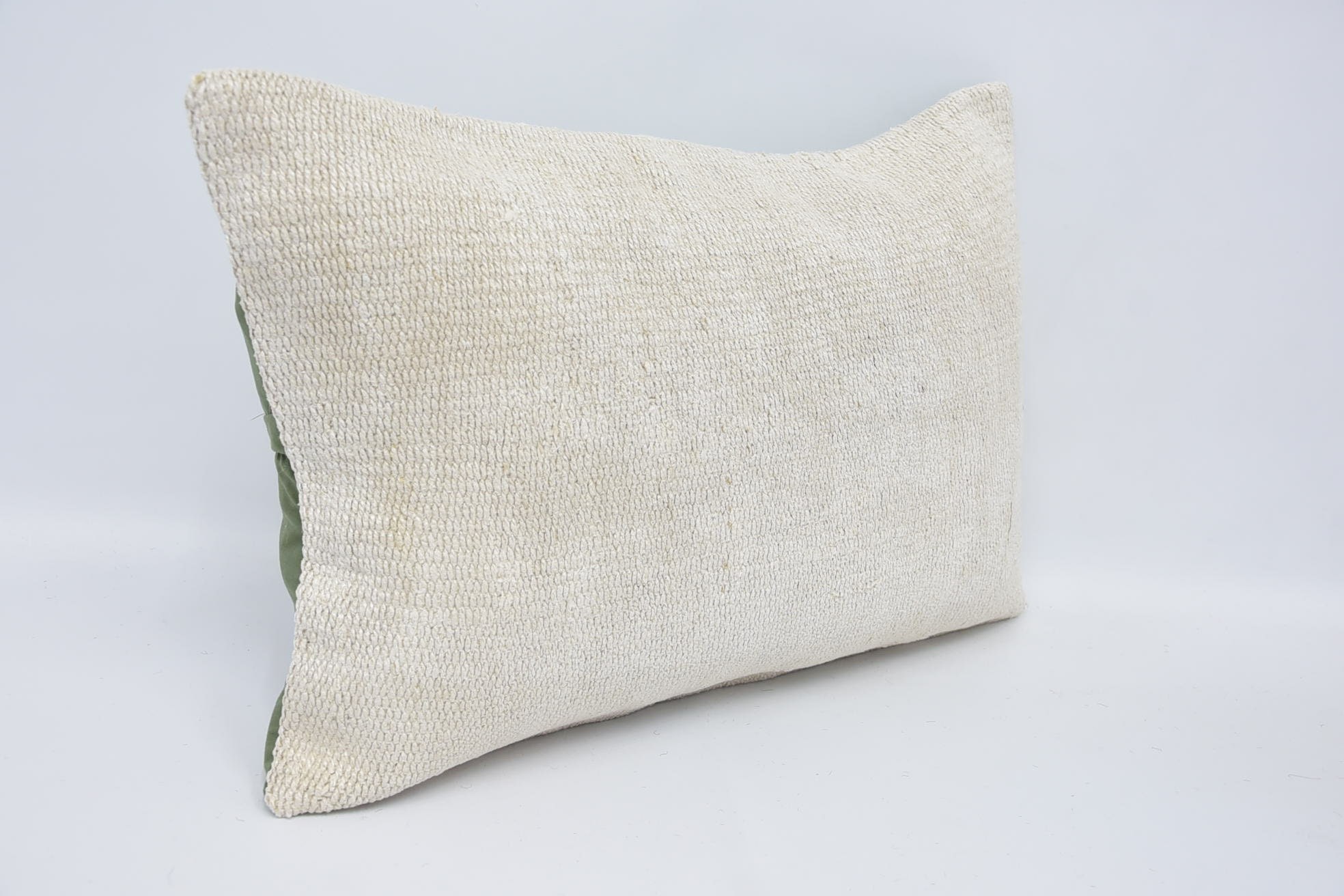 Boho Pillow Sham Cover, Home Decor Pillow, Aztec Pillow Case, Muted Pillow, 16"x24" White Pillow Cover, Kilim Pillow Cover