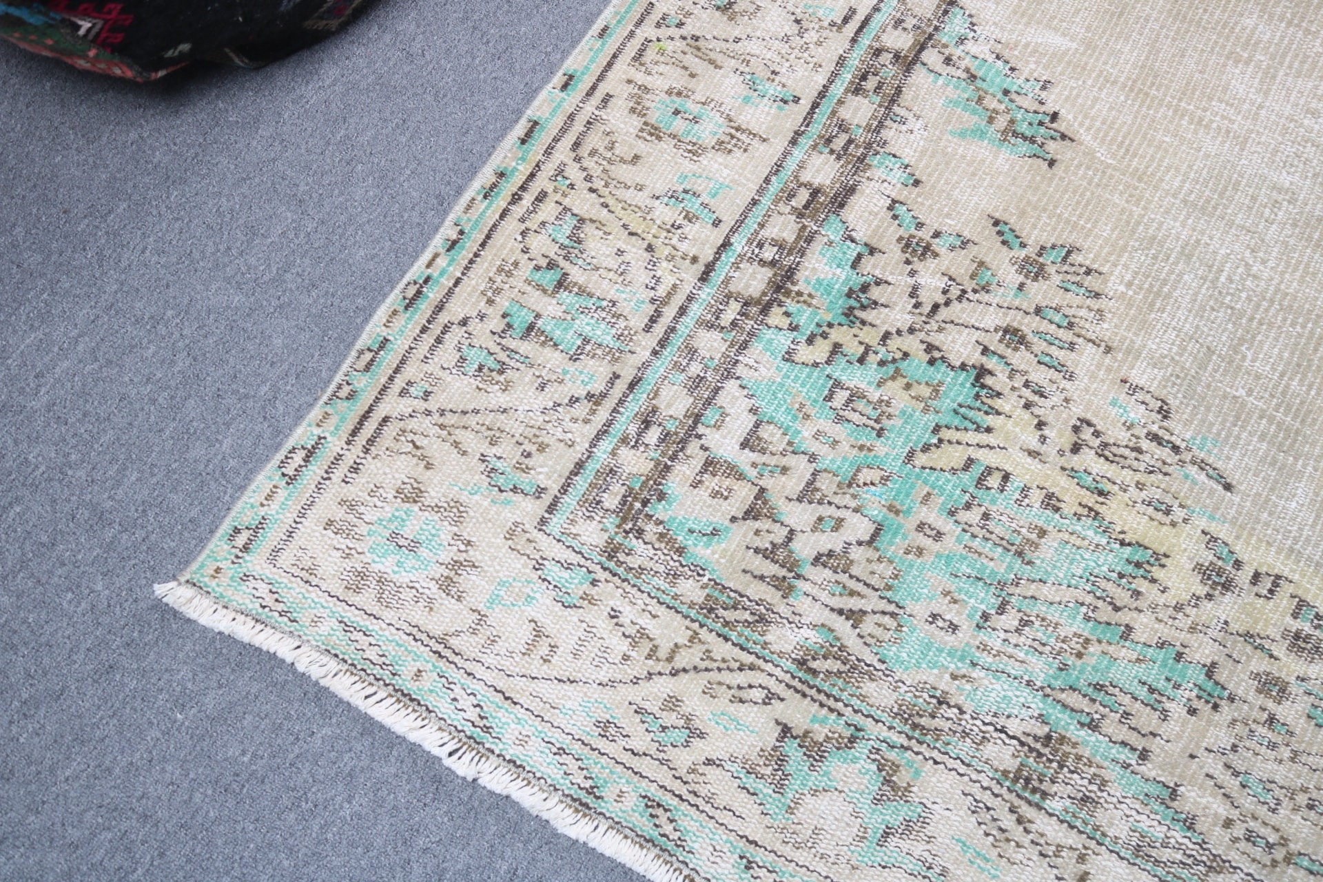 Türk Halısı, Açıklama Halıları, Oturma Odası Halısı, Vintage Halı, Kahverengi Nötr Halılar, Boho Halıları, 5.8x10.5 ft Büyük Halılar, Yemek Odası Halıları