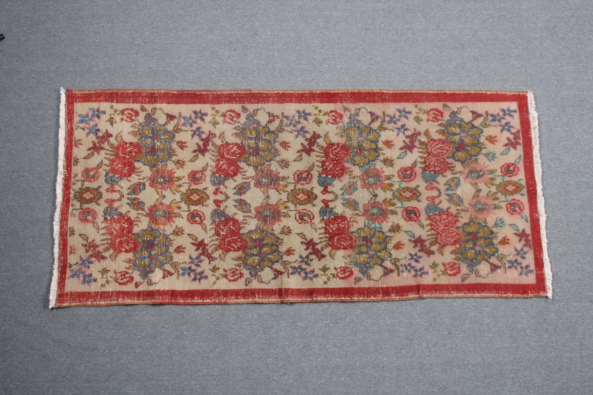 Home Decor Rug, Anatolian Rug, Nursery Rug, Turkish Rug, Rugs for Entry, Vintage Rugs, Entry Rug, 2.9x6.2 ft Accent Rug, Beige Floor Rug