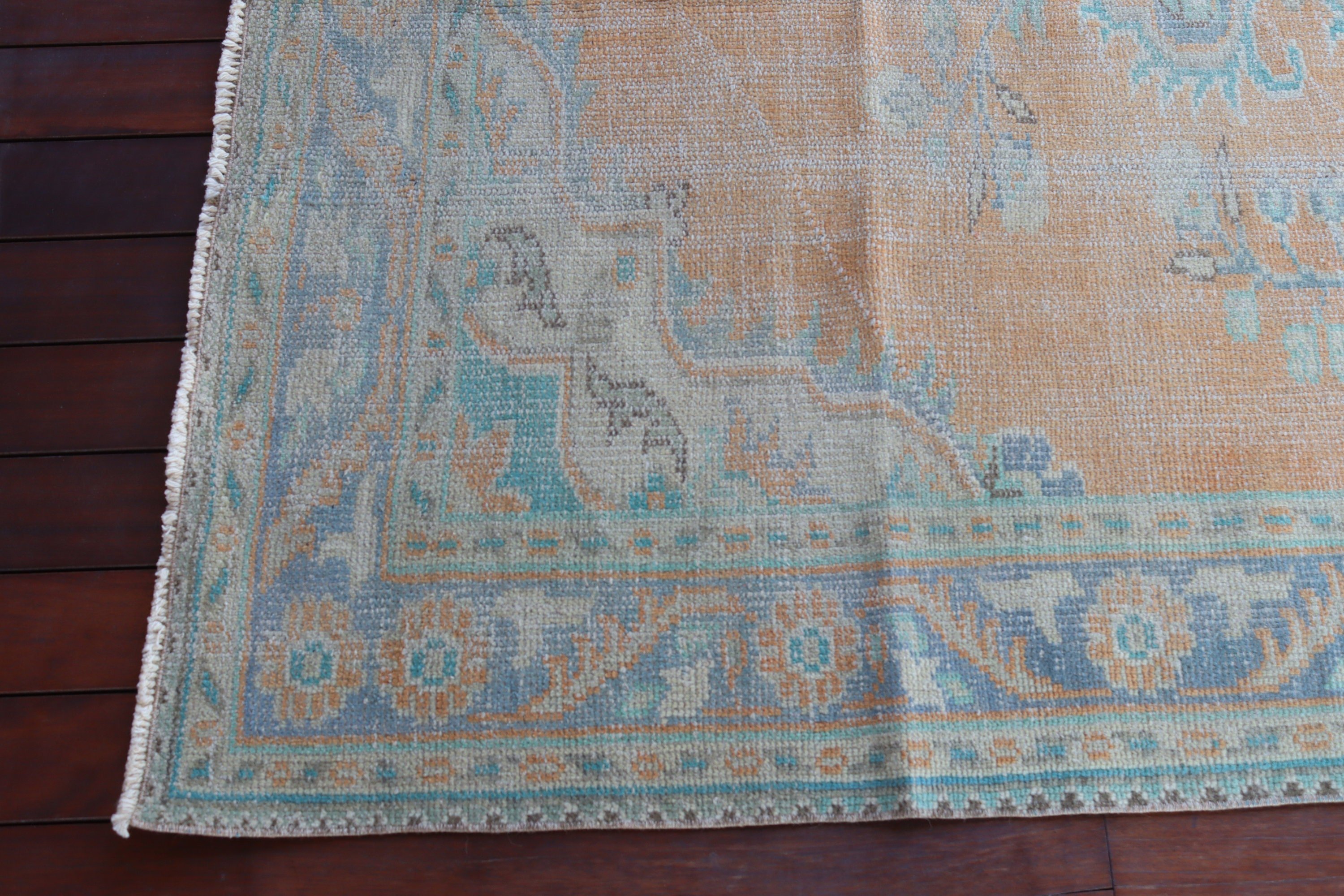 Boho Halı, 4.7x7.5 ft Alan Halısı, Yatak Odası Halısı, Lüks Halı, Kahverengi Ev Dekor Halısı, Türk Halıları, Vintage Halı, Yemek Odası Halıları, İç Mekan Halısı