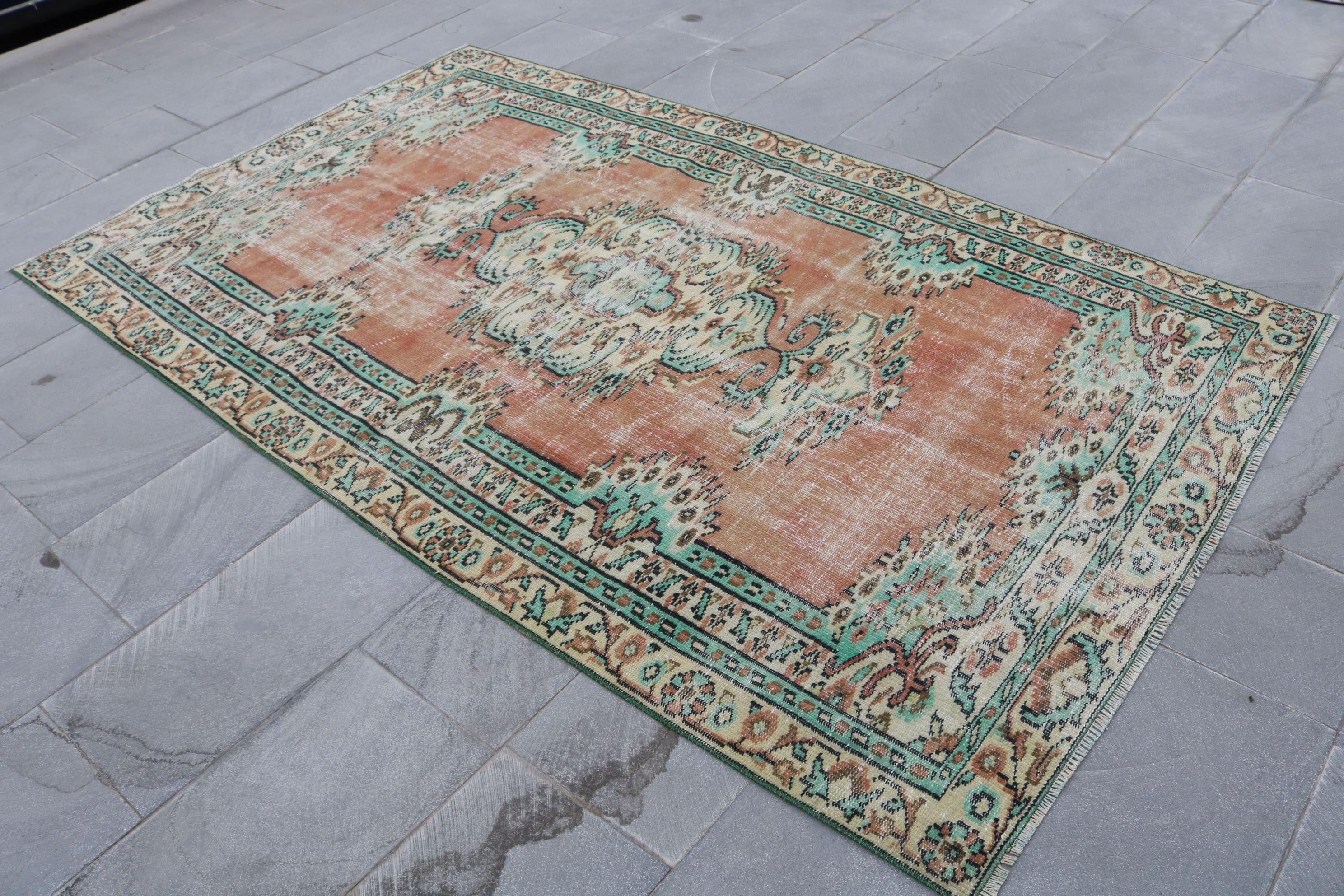 Living Room Rugs, Cool Rug, Turkey Rug, Salon Rug, Turkish Rugs, 5x8.2 ft Large Rug, Bedroom Rug, Vintage Rug, Rugs for Dining Room