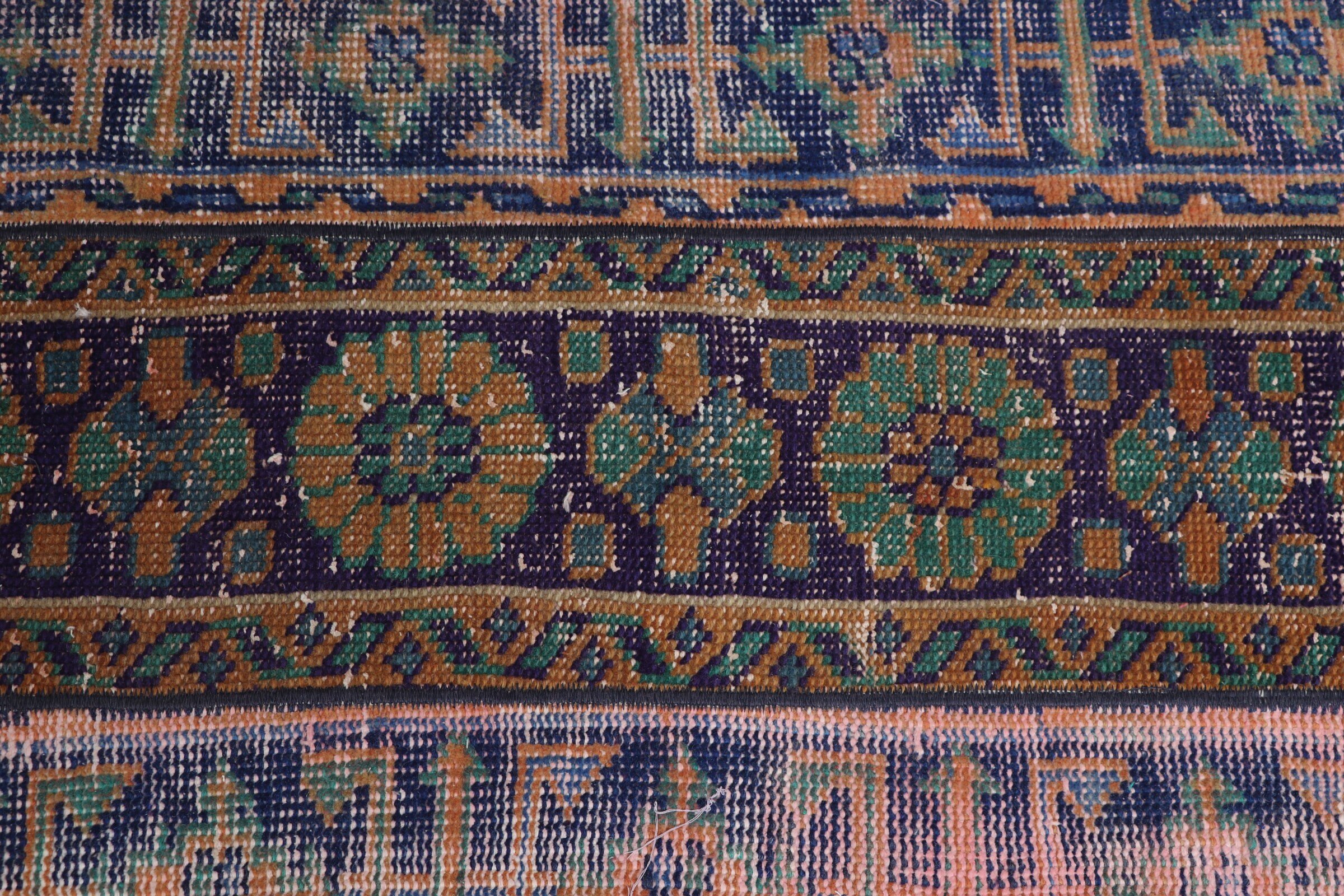 Turkish Rugs, Floor Rug, 2.3x3.9 ft Small Rug, Rugs for Bath, Old Rug, Kitchen Rug, Blue Wool Rug, Vintage Rug, Nursery Rugs