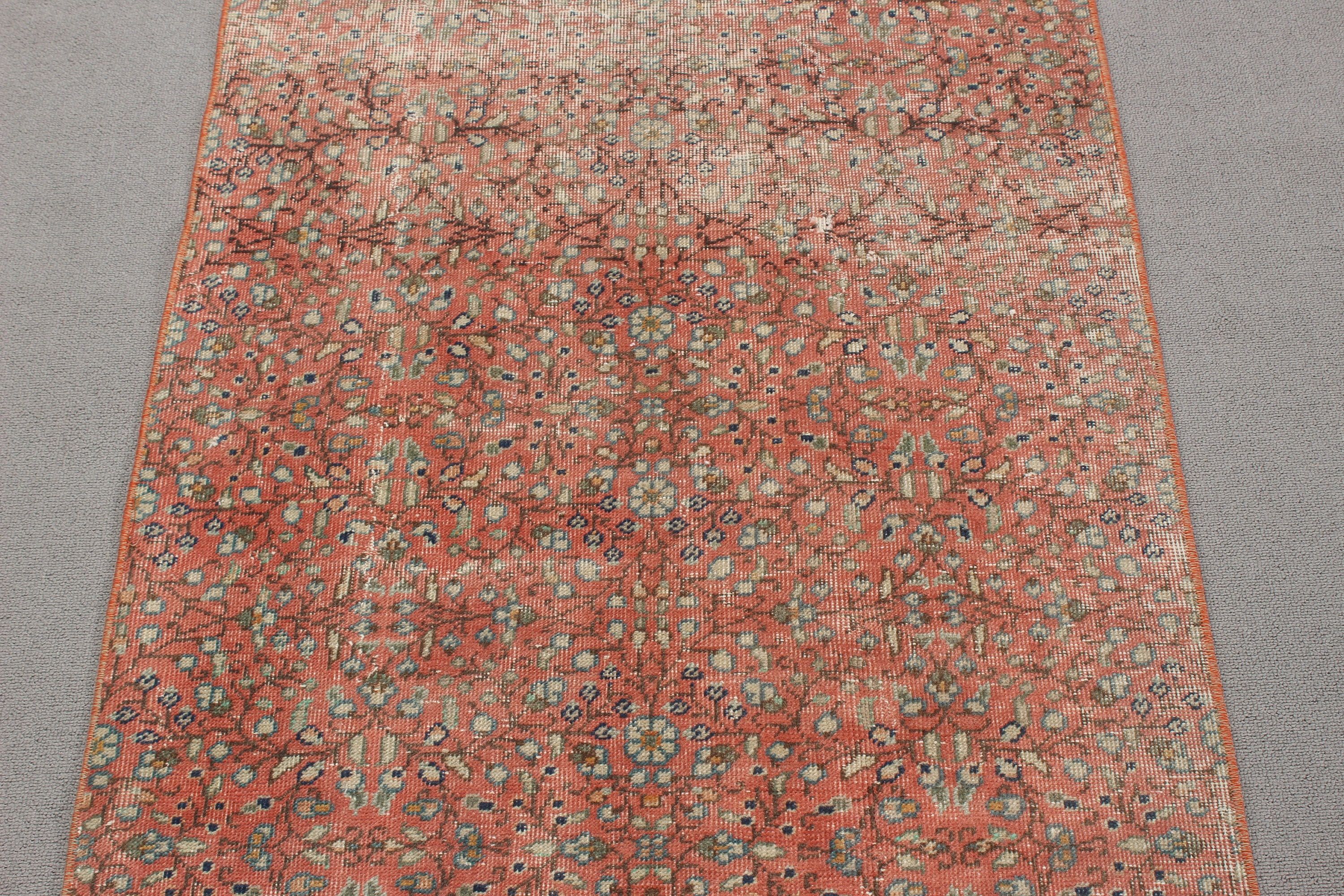 Boho Halı, Geometrik Halı, Türk Halıları, Beni Ourain Runner Halıları, 2.5x9.3 ft Runner Halısı, Vintage Halı, Anadolu Halıları, Bej Anadolu Halısı