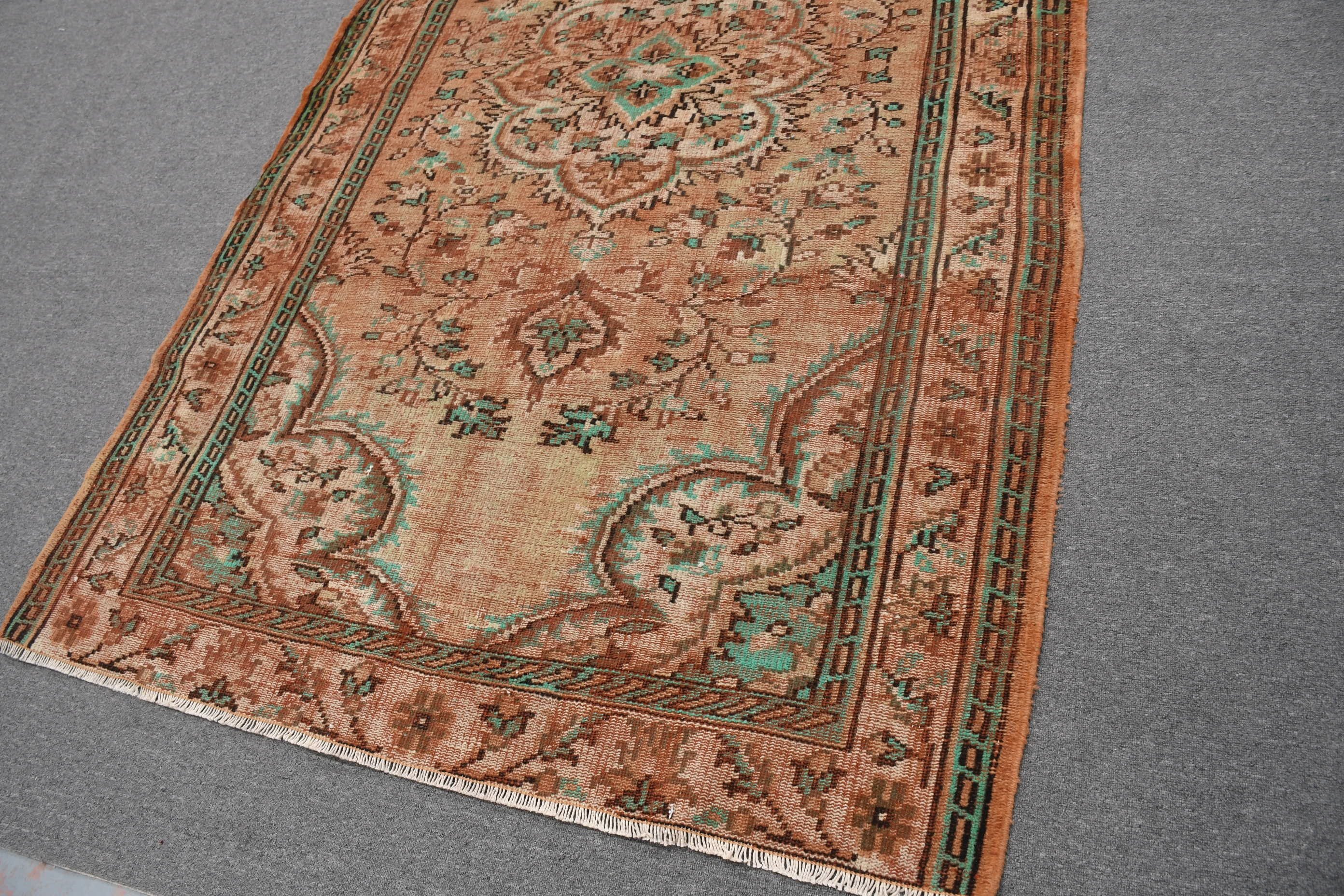 4.9x8.2 ft Large Rugs, Turkish Rug, Vintage Rugs, Dining Room Rug, Living Room Rug, Brown Moroccan Rug, Oriental Rug, Moroccan Rugs