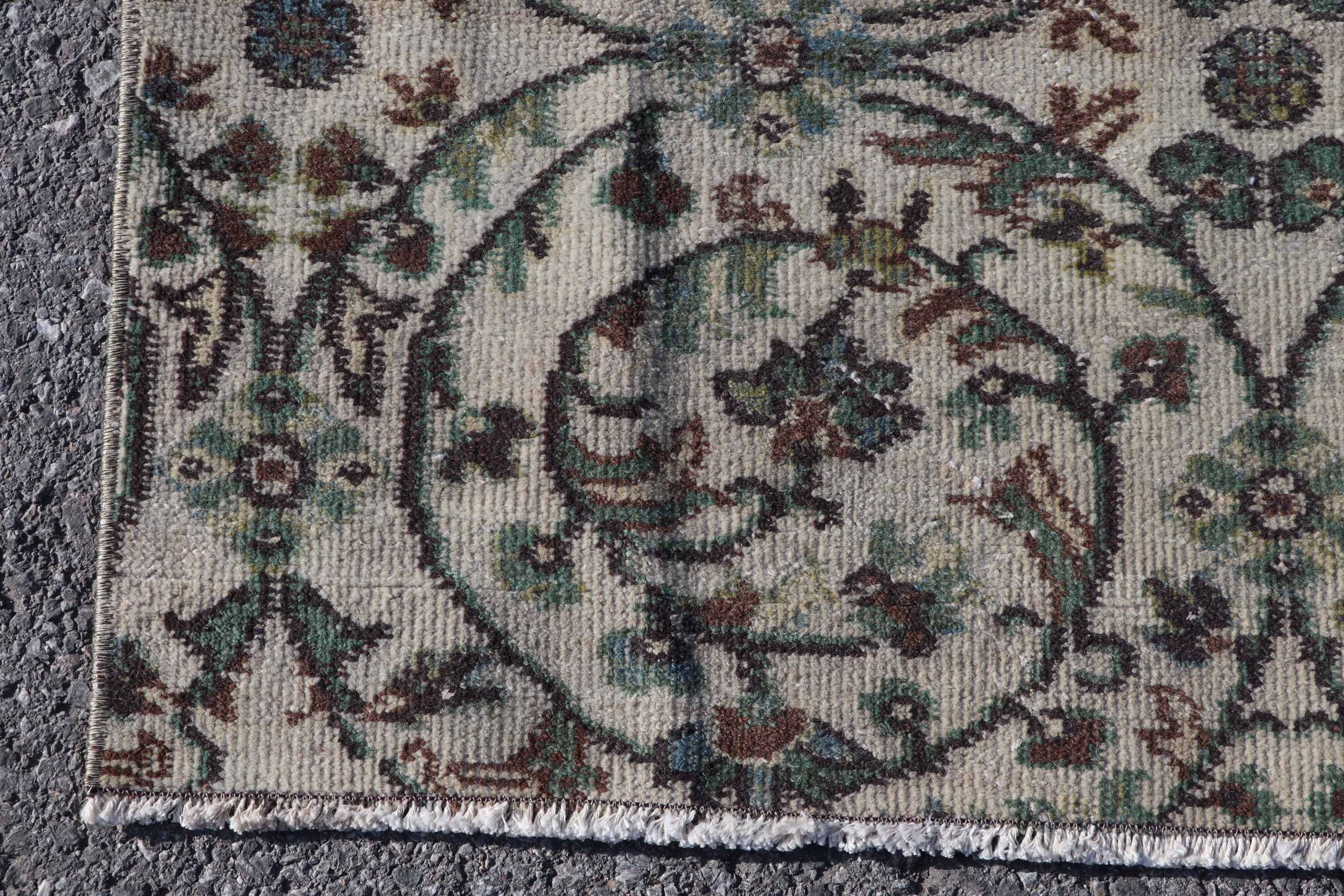 Giriş Halıları, Vintage Halı, Yatak Odası Halısı, Beyaz Ev Dekorasyonu Halısı, 3,5x6,6 ft Accent Halıları, Anadolu Halısı, Türk Halıları, Havalı Halı, Pastel Halı