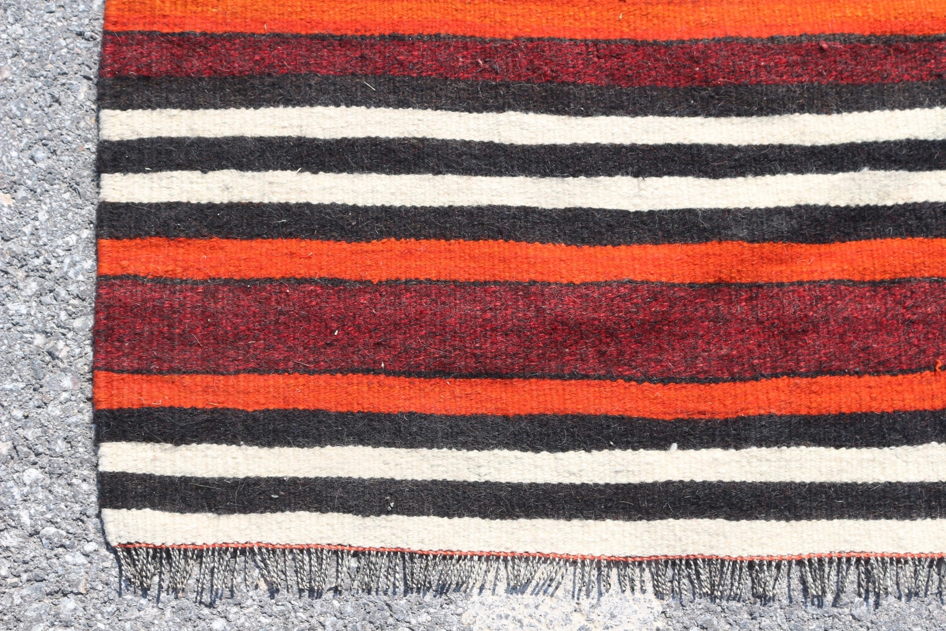 Dining Room Rug, Turkish Rugs, Vintage Rugs, Orange Moroccan Rug, Kilim, Bedroom Rug, Moroccan Rug, 5.3x8.7 ft Large Rug, Salon Rug