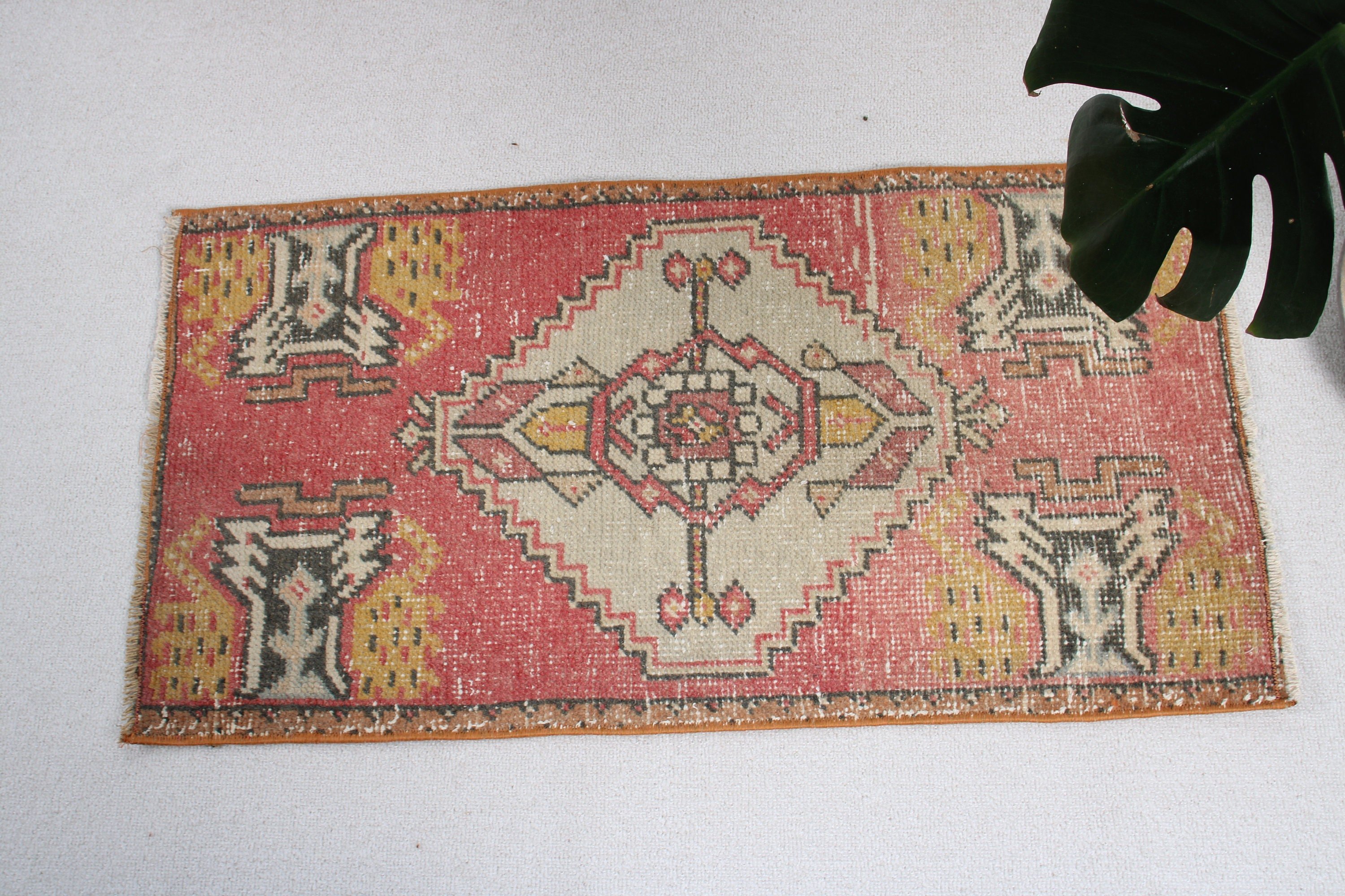 Small Area Rugs, Vintage Rugs, Oriental Rug, Car Mat Rug, Red  1.6x3 ft Small Rugs, Anatolian Rug, Tribal Rug, Turkish Rugs