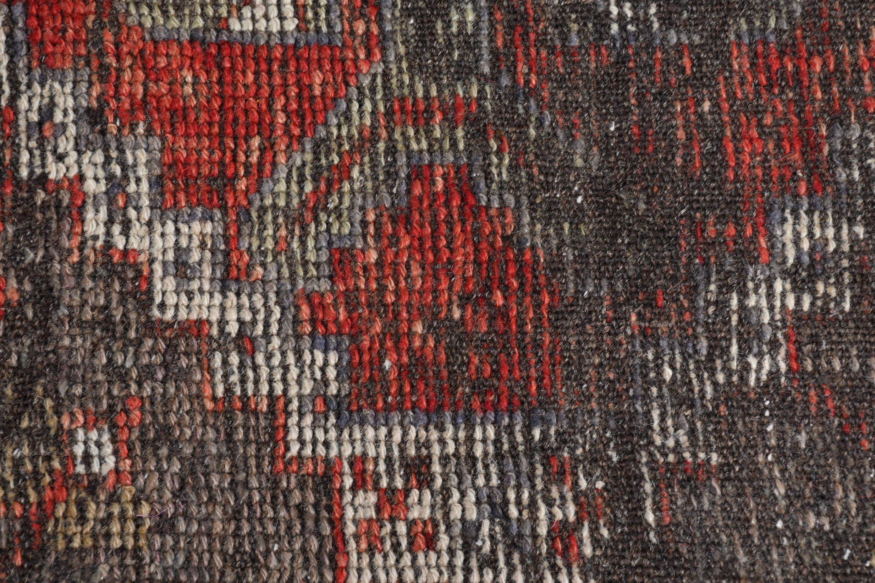 Nomadic Rug, Vintage Rug, Red Wool Rugs, Living Room Rug, Oriental Rugs, 3.9x8.2 ft Area Rug, Turkish Rugs, Indoor Rug, Bedroom Rug