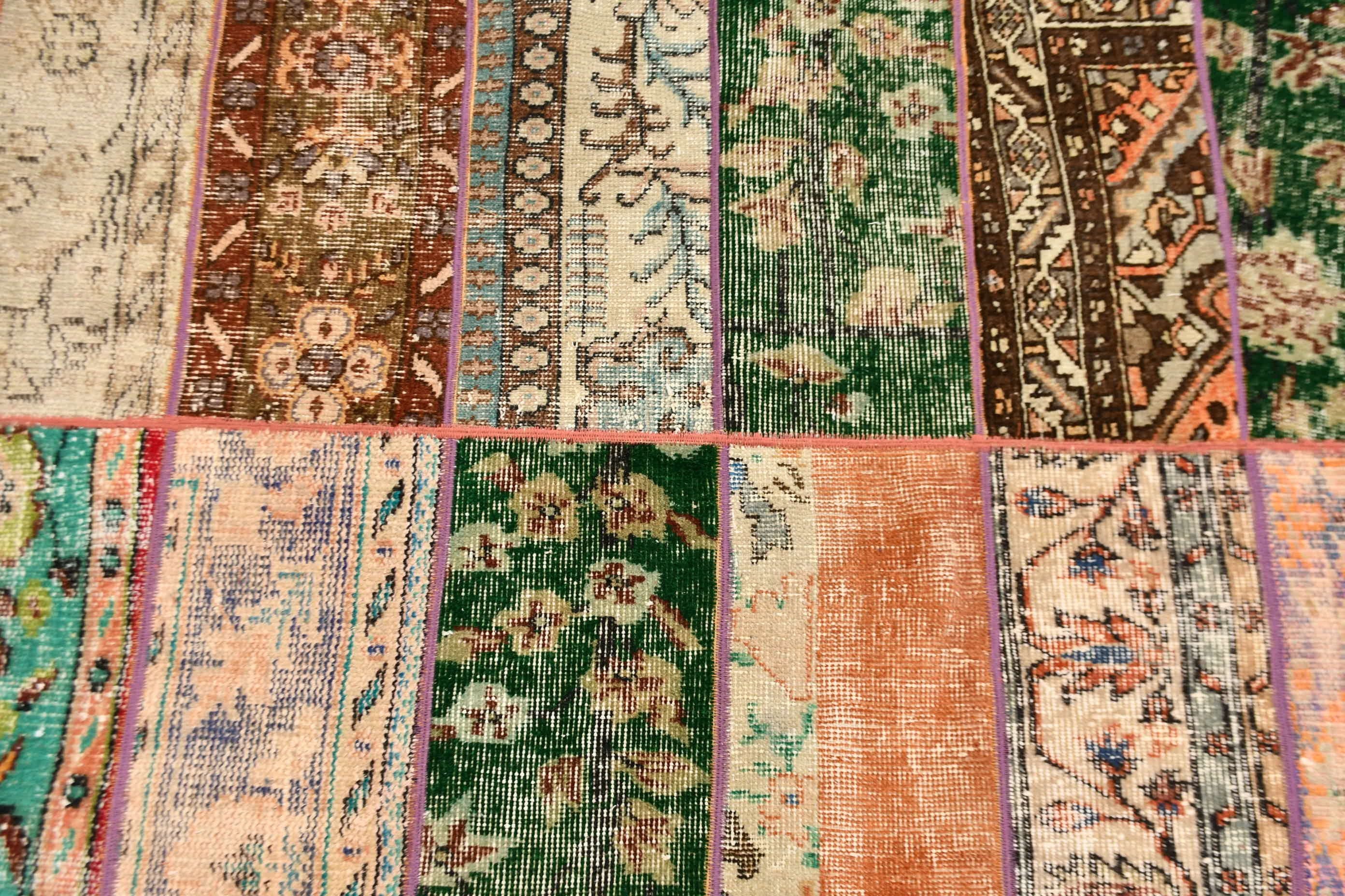 Yeşil Antika Halı, Türk Halısı, Vintage Halı, Oushak Küçük Halı Halıları, 3.3x4.1 ft Küçük Halı, Banyo Halısı, Yatak Odası Halısı, Oryantal Halı, Kapı Paspası Halısı