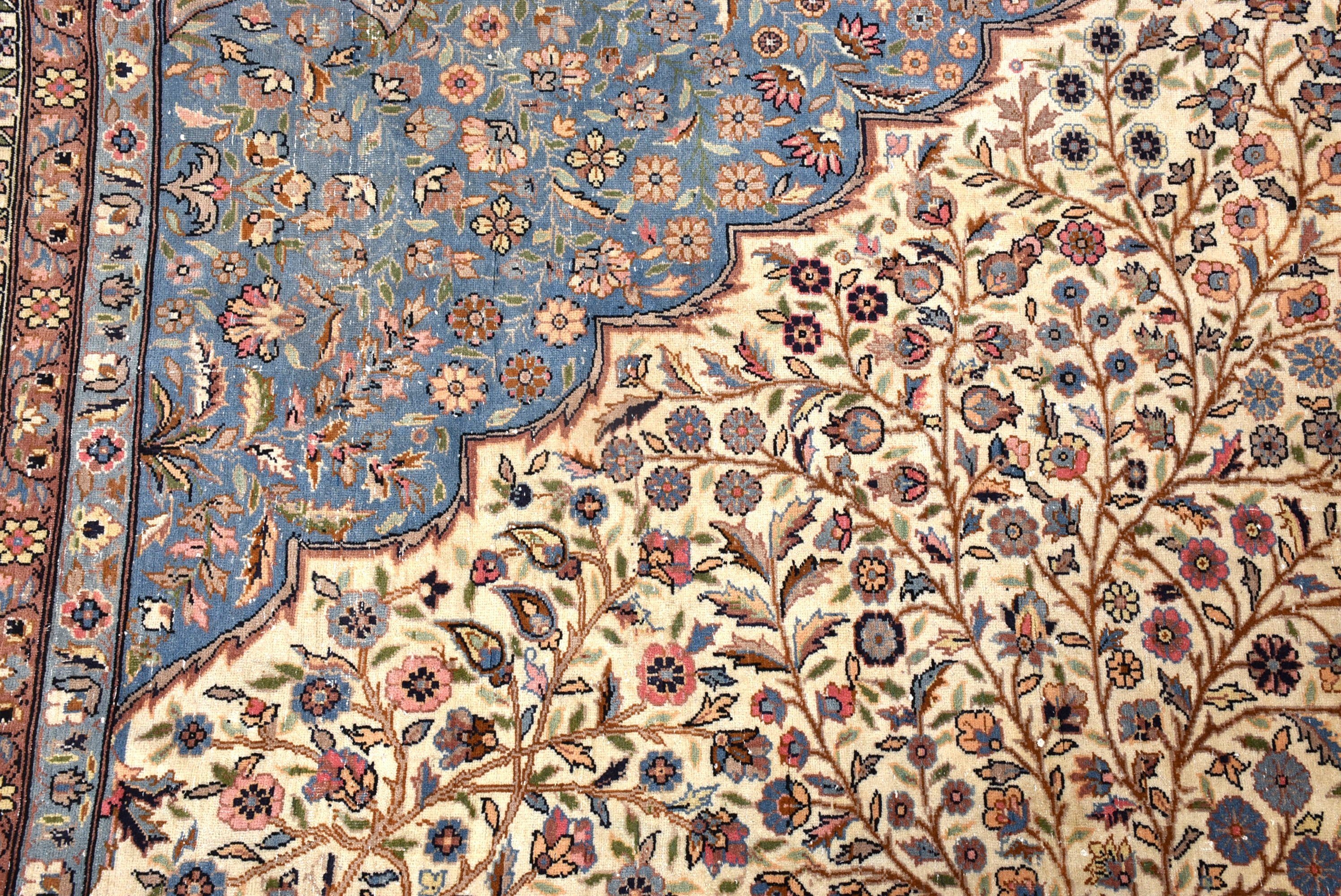 2.4x5.2 ft Küçük Halı, Türkiye Halısı, El Dokuma Halısı, Bej Anadolu Halıları, Türk Halısı, Vintage Halı, Yatak Odası Halıları, Ev Dekor Halısı, Araba Paspas Halıları