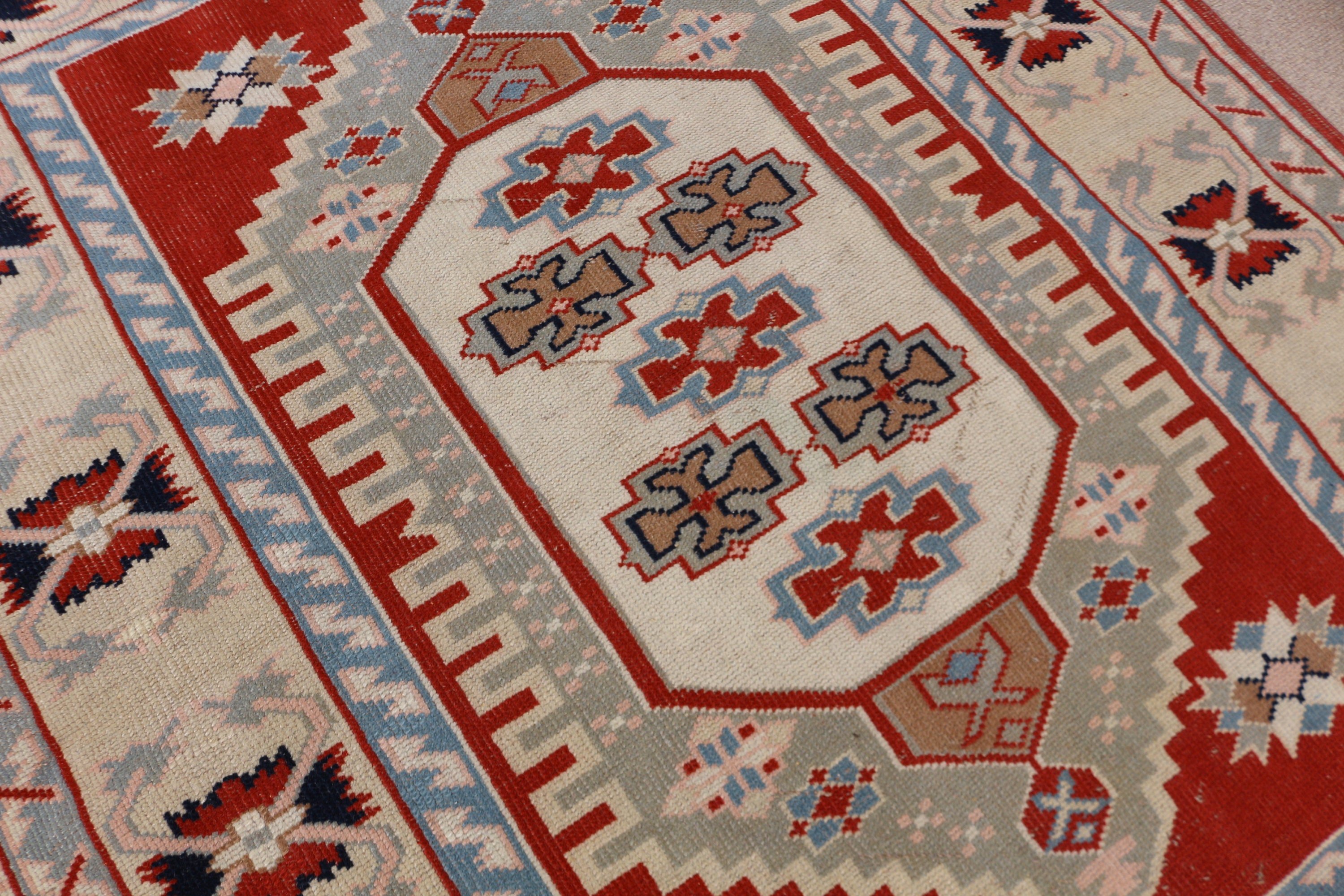 Antique Rug, Beige  3.8x4.9 ft Accent Rugs, Vintage Rugs, Moroccan Rug, Nursery Rugs, Kitchen Rugs, Turkish Rugs, Ethnic Rug