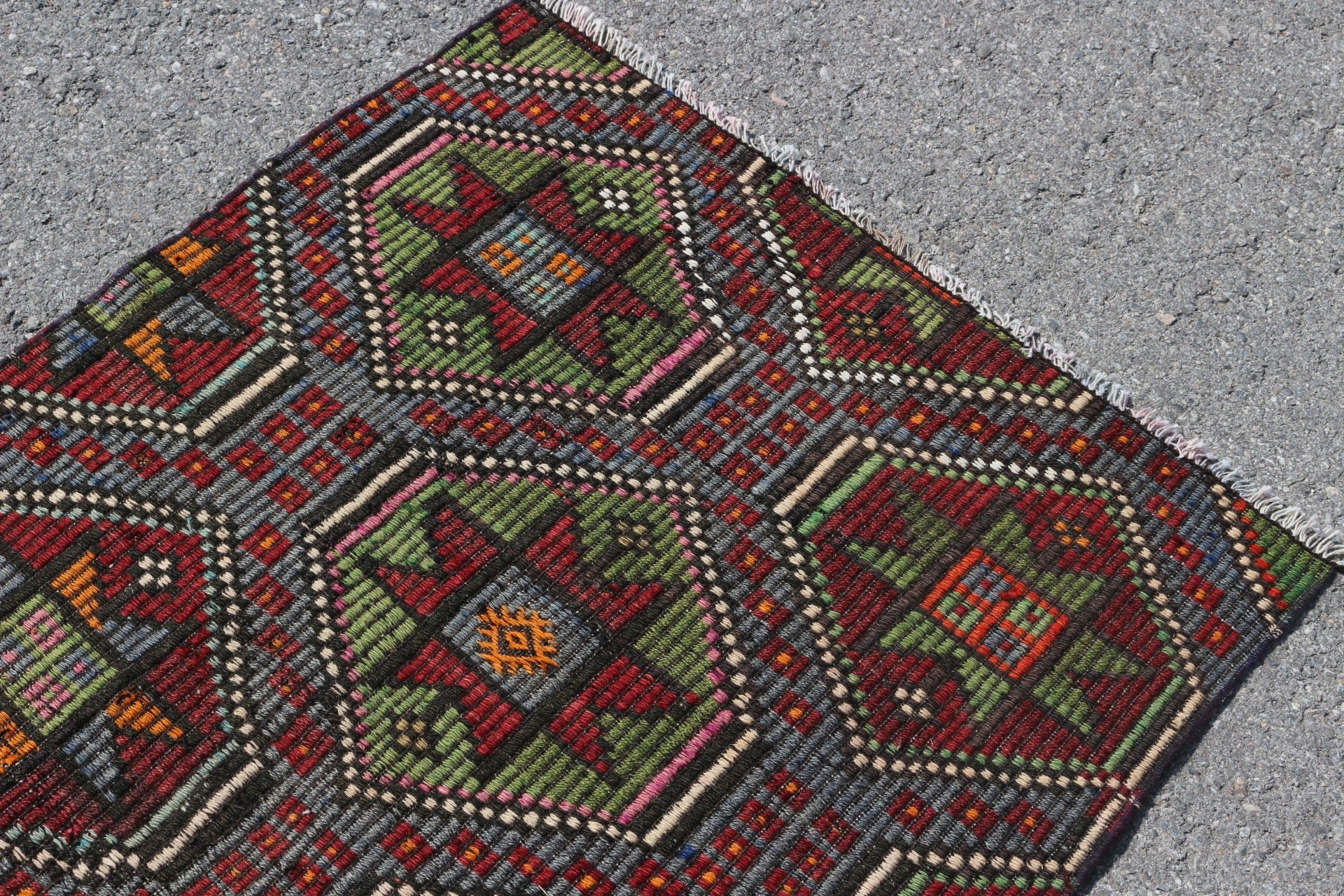 Yatak Odası Halıları, Anadolu Halısı, Giriş Halısı, Kırmızı Yer Halısı, Banyo Halısı, Oushak Halısı, Türk Halıları, Vintage Halı, Kilim, 2,7x4,6 ft Küçük Halılar