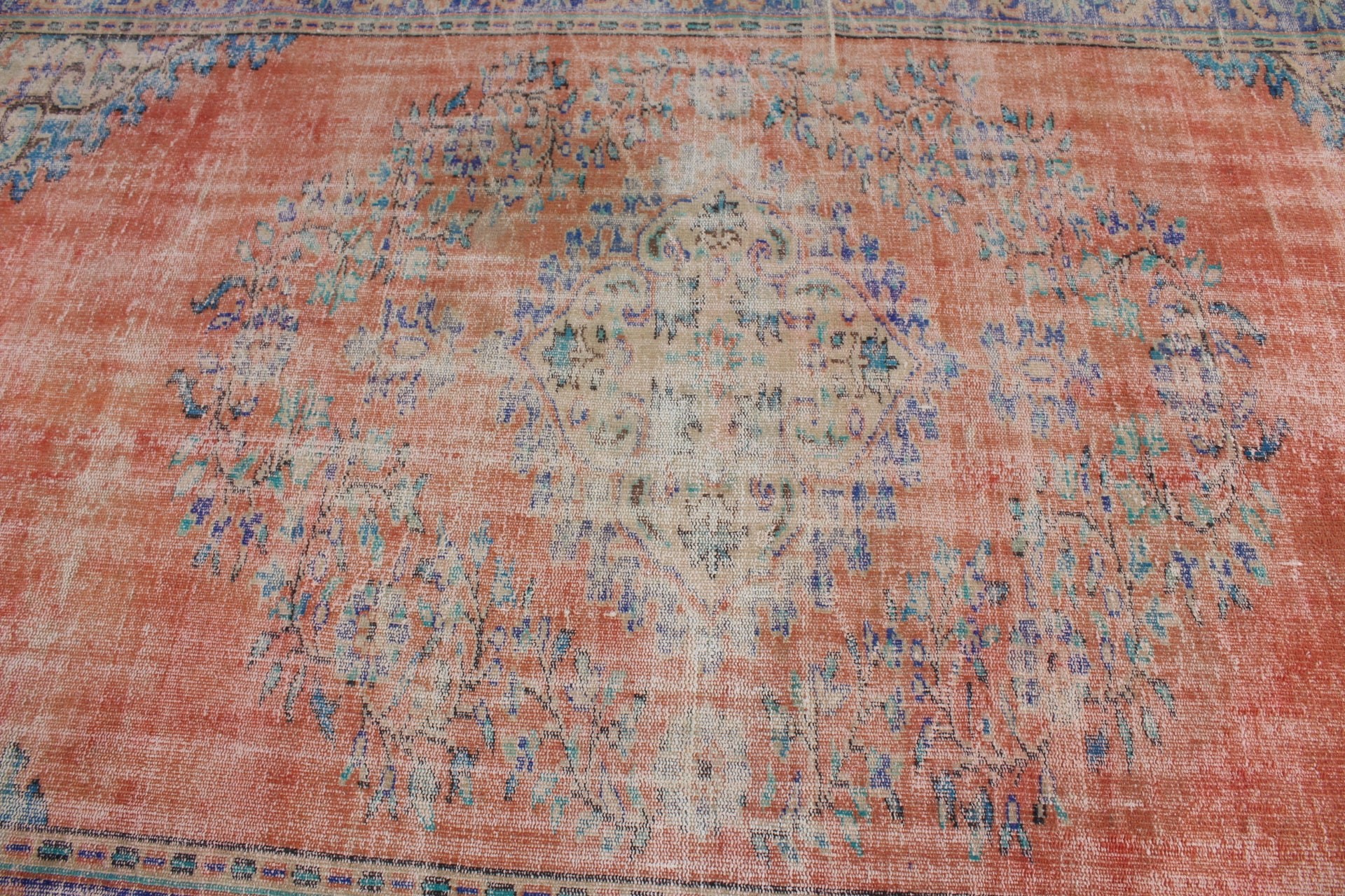 Kırmızı Yatak Odası Halıları, Anadolu Halısı, Vintage Halılar, Türk Halısı, Salon Halısı, Yemek Odası Halısı, Etnik Halılar, 6.1x9.3 ft Büyük Halılar