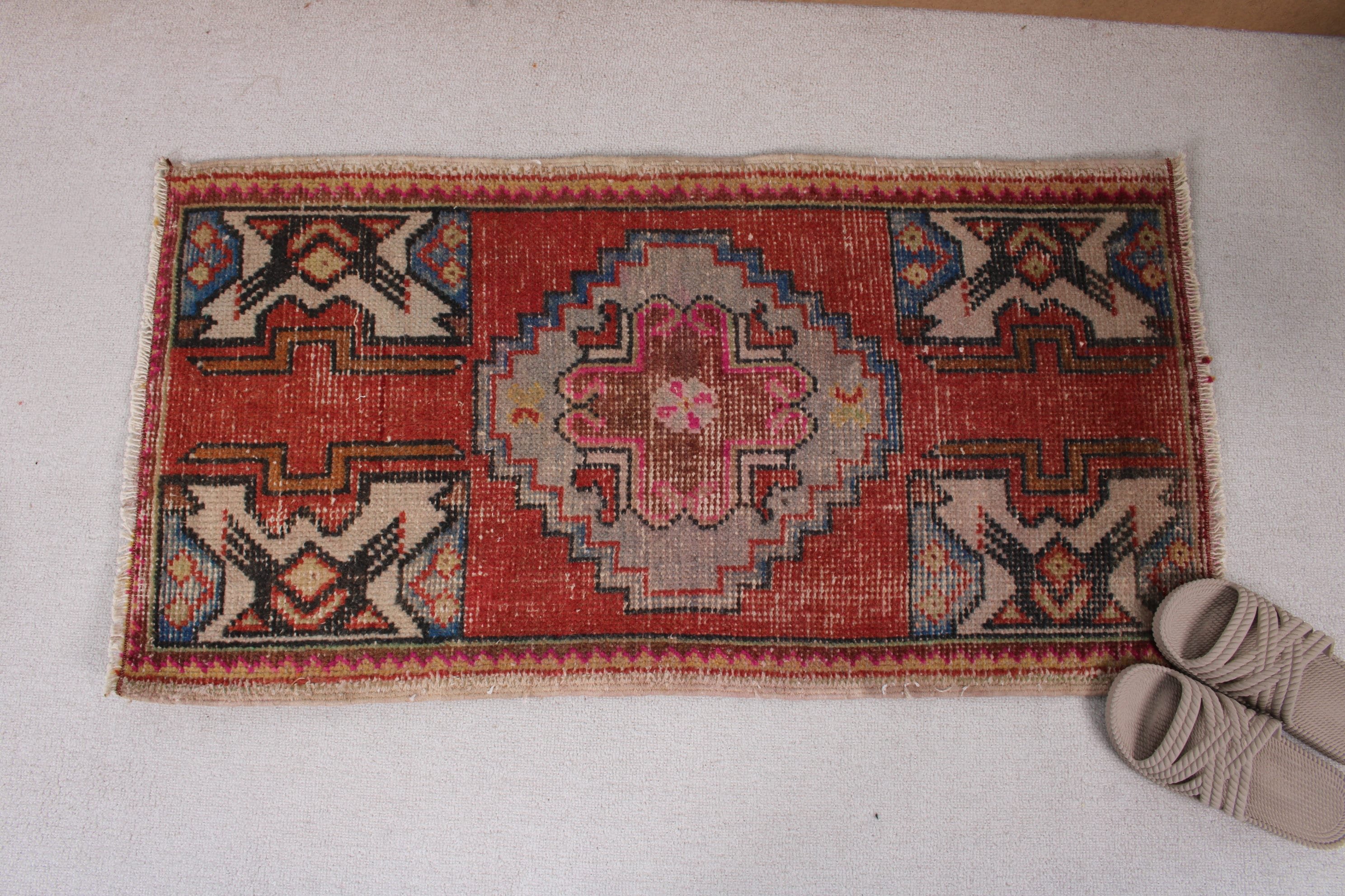 Modern Halı, Paspas Halıları, Vintage Halılar, Kırmızı Fas Halısı, Yer Halıları, Türk Halıları, Çocuk Halıları, 1.7x3.5 ft Küçük Halılar, Lüks Halı