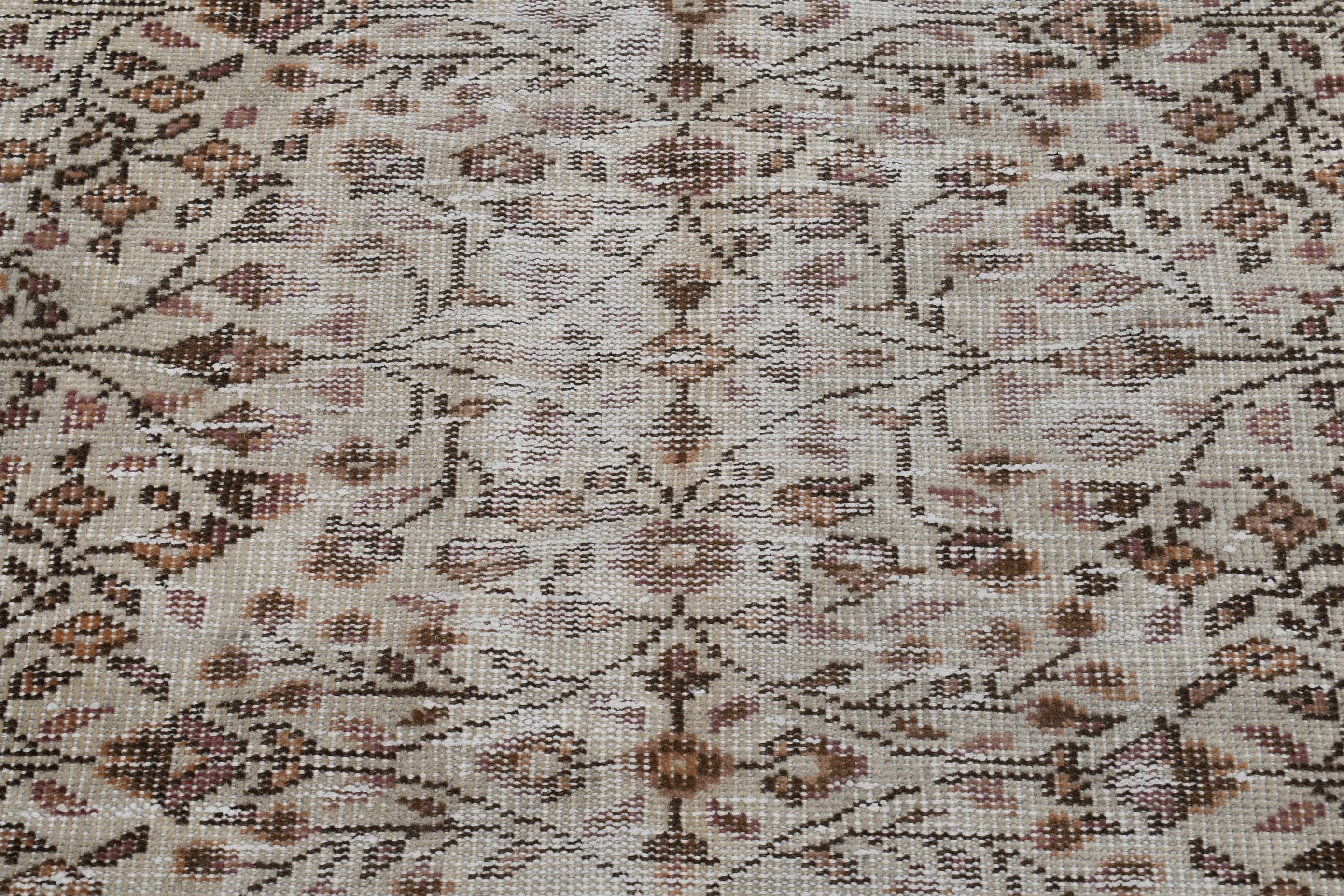 Beige Anatolian Rug, Oriental Rugs, Floor Rug, Vintage Rug, Kitchen Rug, 3.3x6.1 ft Accent Rug, Turkish Rugs, Office Rug, Nursery Rug