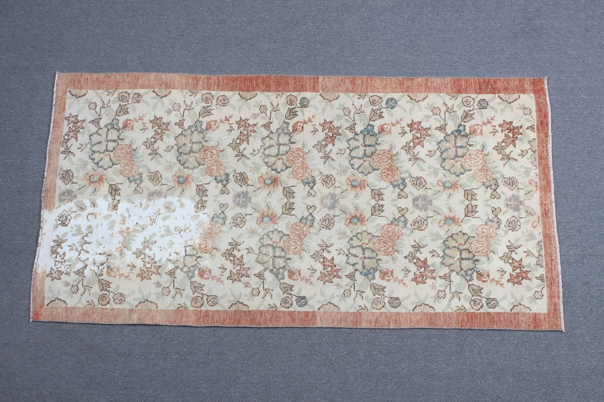 Vintage Rug, Beige Kitchen Rugs, Bedroom Rugs, Entry Rugs, Nursery Rug, 3.2x6.3 ft Accent Rug, Turkish Rug, Anatolian Rug, Old Rugs