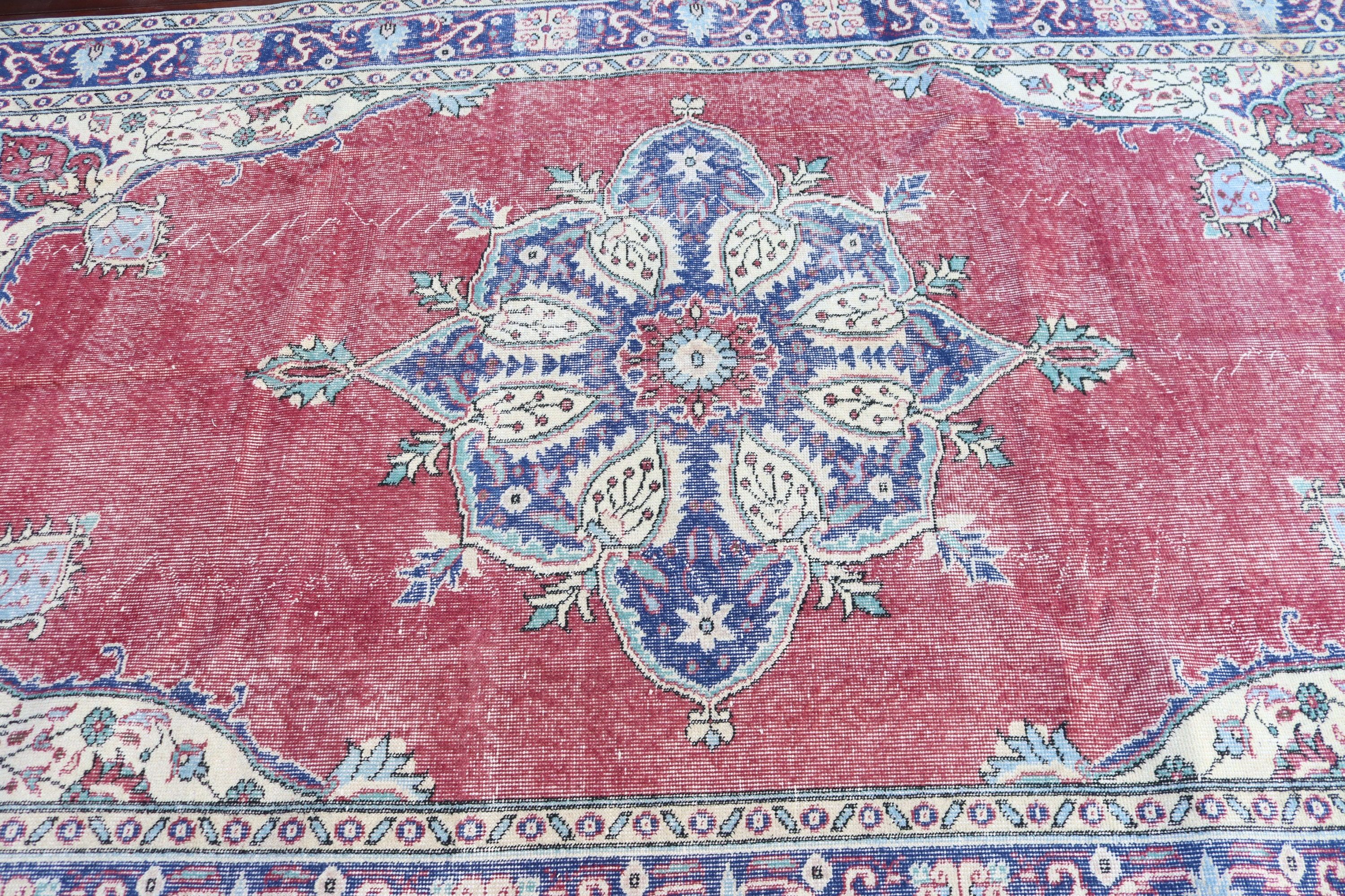 Dış Mekan Halıları, Oryantal Halılar, 5,9x9,5 ft Büyük Halı, Büyük Boho Halısı, Yemek Odası Halıları, Türk Halıları, Kırmızı Lüks Halılar, Yer Halısı, Vintage Halı