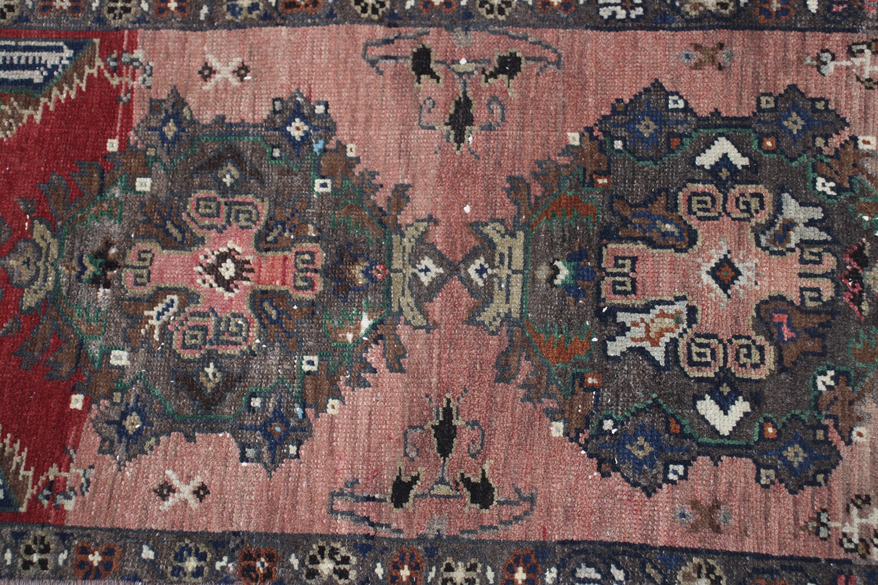 Boho Halı, Araba Paspas Halısı, Dekoratif Halı, Turuncu Oryantal Halılar, 1,5x3 ft Küçük Halılar, Banyo Halıları, Vintage Halılar, Türk Halıları, Anadolu Halıları