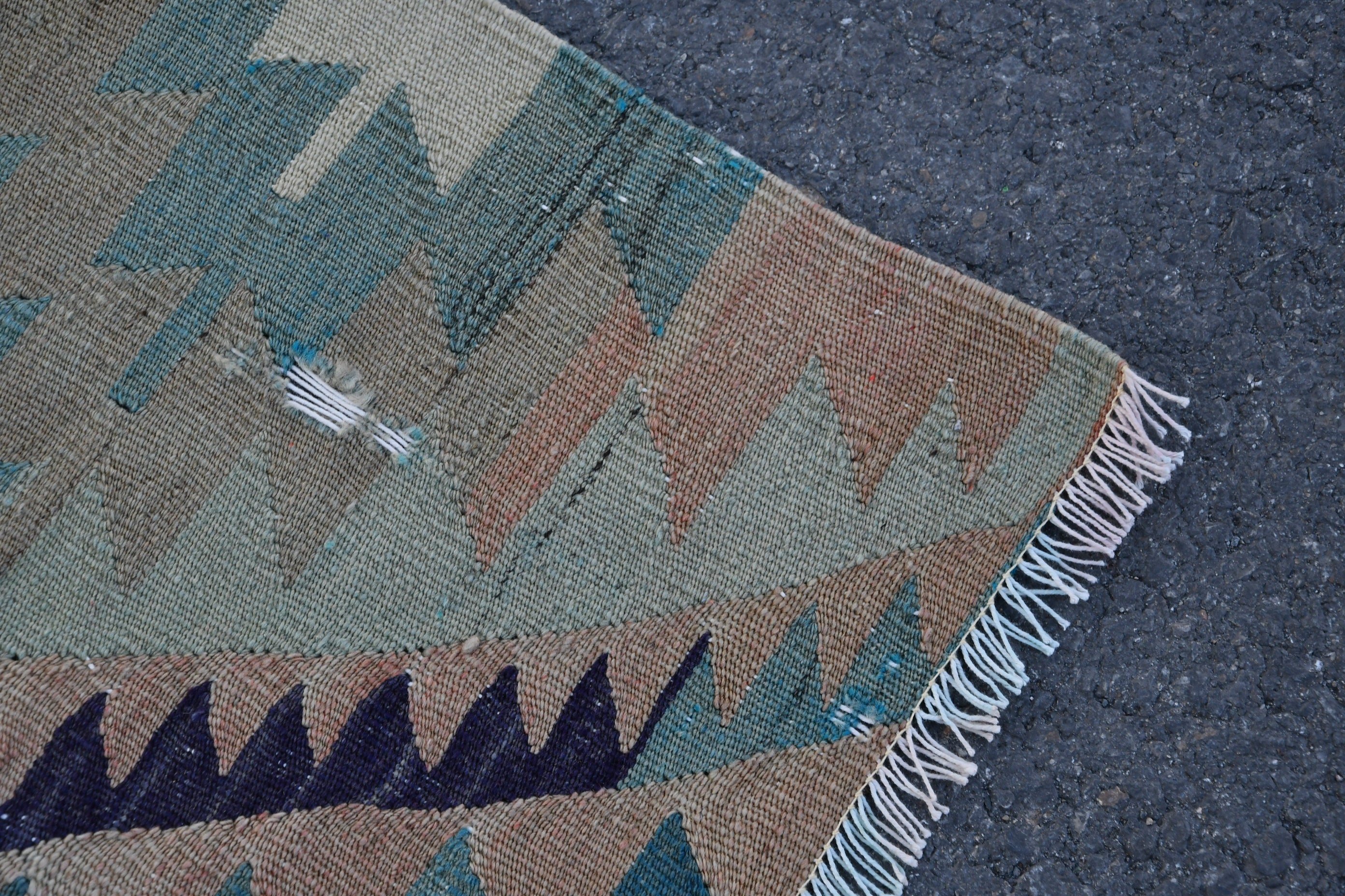 Turkish Rugs, Moroccan Rugs, Kilim, Blue  5.5x9.8 ft Large Rugs, Vintage Rug, Living Room Rugs, Cool Rugs, Dining Room Rug