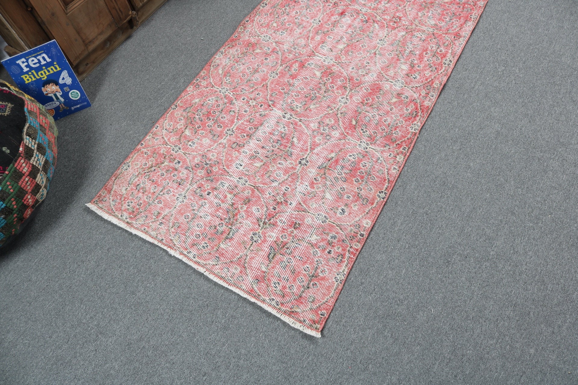 Aztec Rug, Neutral Rugs, 2.8x5.9 ft Accent Rugs, Turkish Rugs, Red Geometric Rug, Rugs for Accent, Bedroom Rugs, Vintage Rugs, Oriental Rug