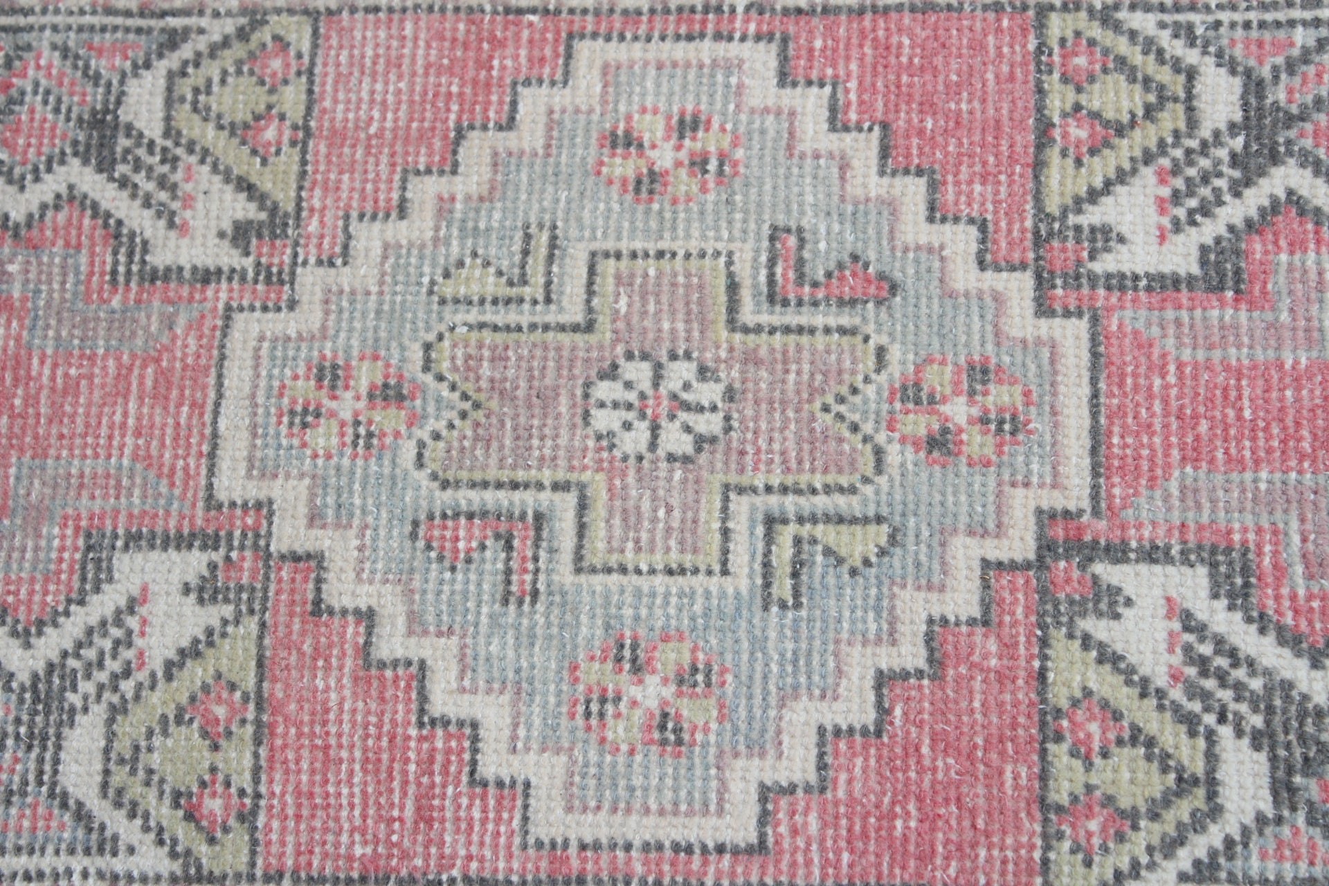 Door Mat Rug, Turkish Rug, Old Rug, Rugs for Kitchen, 1.5x2.7 ft Small Rugs, Wool Rug, Nursery Rug, Antique Rug, Vintage Rugs, Red Cool Rug