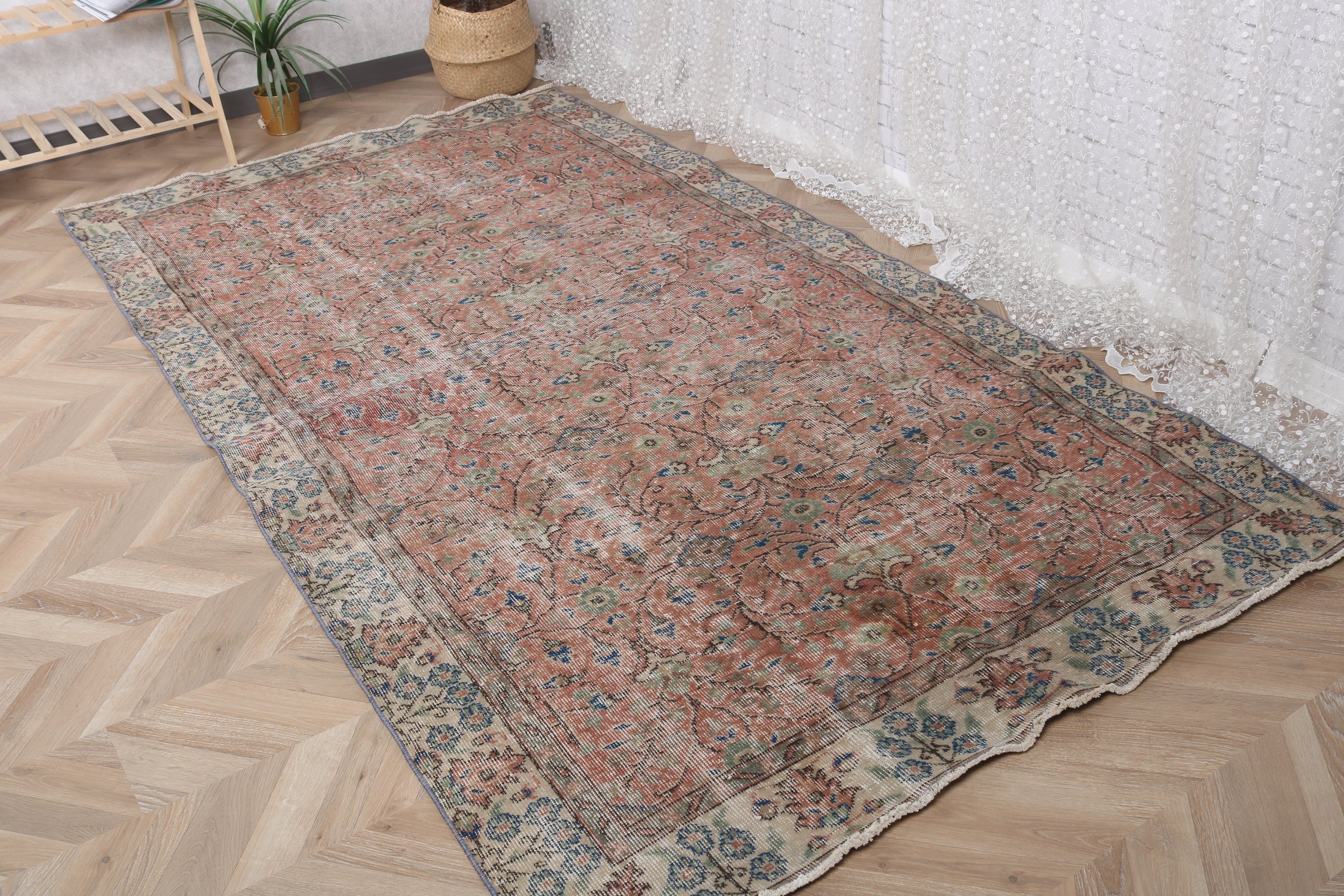 Türk Halısı, Yatak Odası Halıları, 4.9x9 ft Büyük Halılar, Aztek Halıları, Fas Halısı, Vintage Halı, Kırmızı Ev Dekor Halıları, Büyük Boho Halısı, Modern Halı