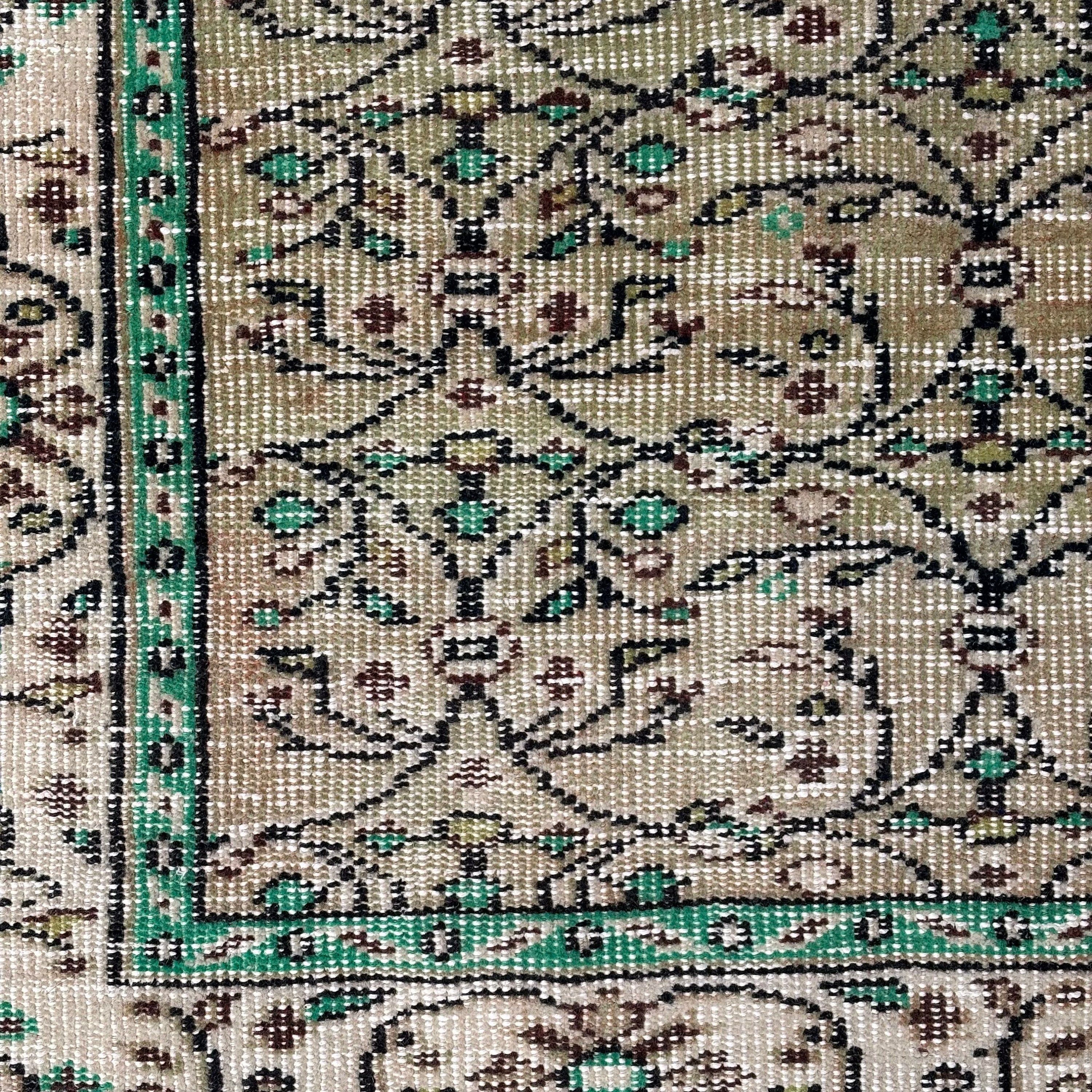 Vintage Halılar, Türk Halısı, Büyük Oushak Halıları, Mutfak Halısı, Büyük Boho Halısı, 5,7x8,8 ft Büyük Halılar, Kahverengi Antika Halı, Antika Halılar