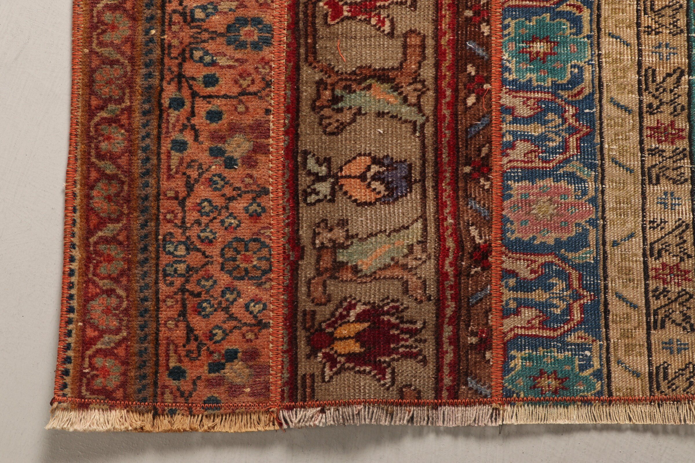Bedroom Rug, Orange Moroccan Rug, Boho Rug, Wall Hanging Rugs, Turkish Rug, Vintage Rug, 2.6x4.9 ft Small Rug, Home Decor Rug, Entry Rugs