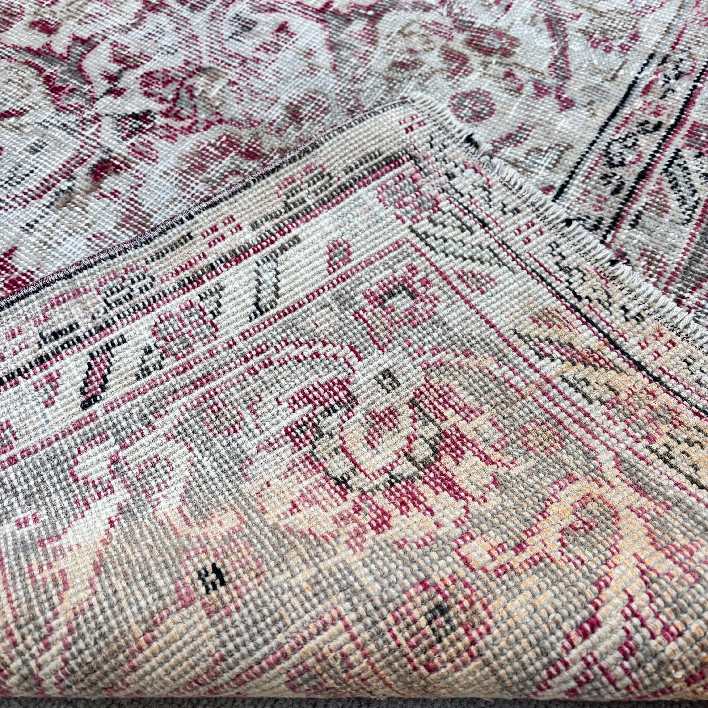 Boho Halılar, Lüks Halılar, Bej Nötr Halı, Türk Halıları, Yer Halıları, Yemek Odası Halısı, Vintage Halılar, Yatak Odası Halıları, 6,4x10,1 ft Büyük Halı