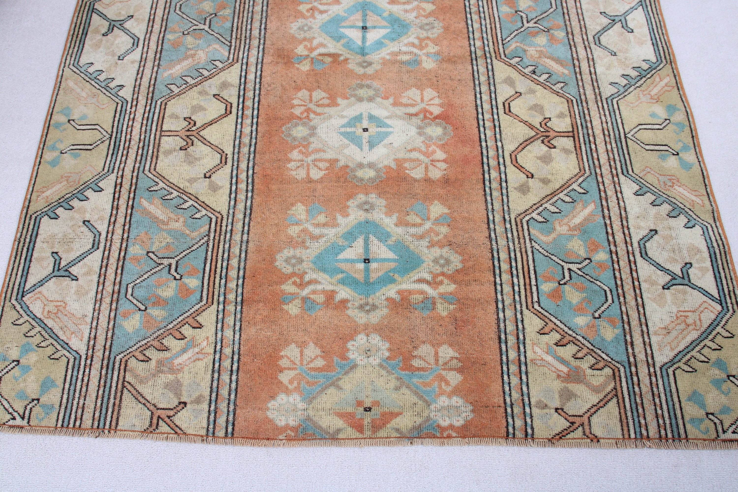 Bedroom Rug, Vintage Accent Rugs, Home Decor Rug, Boho Rugs, Vintage Rug, Beige Luxury Rugs, Floor Rug, Turkish Rug, 4.8x4.3 ft Accent Rugs