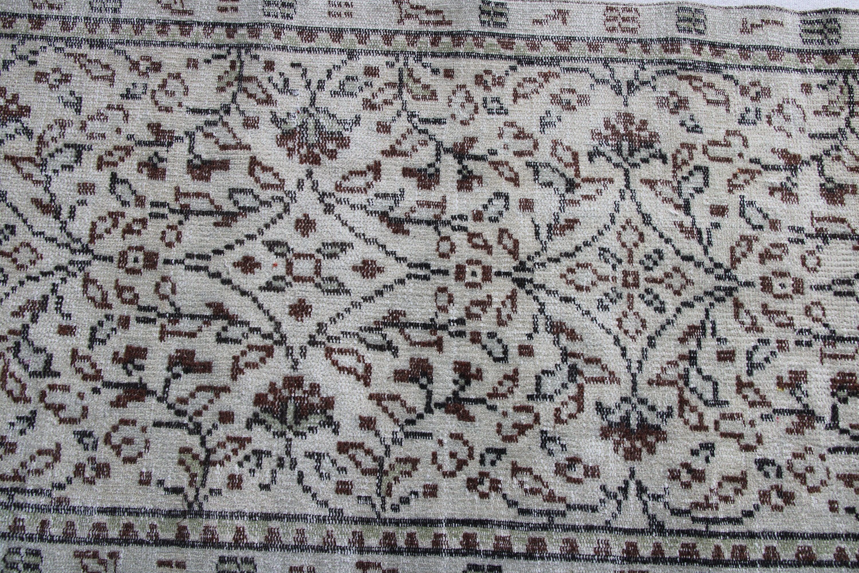 Yer Halısı, Türk Halıları, 2.6x6.6 ft Runner Halısı, Vintage Halı, Kahverengi Mutfak Halıları, Uzun Yolluk Halısı, Düz Dokuma Halısı, Boho Halıları, Koridor Halısı