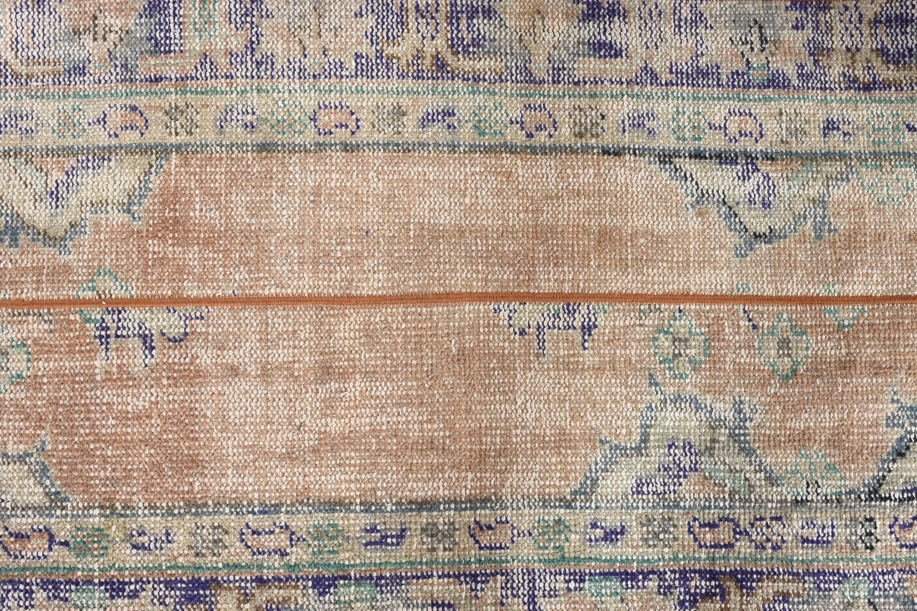 Kahverengi Ev Dekor Halısı, Paspas Halısı, Aztek Halısı, Türk Halısı, 2x3,2 ft Küçük Halılar, Banyo Halısı, Yün Halısı, Vintage Halı