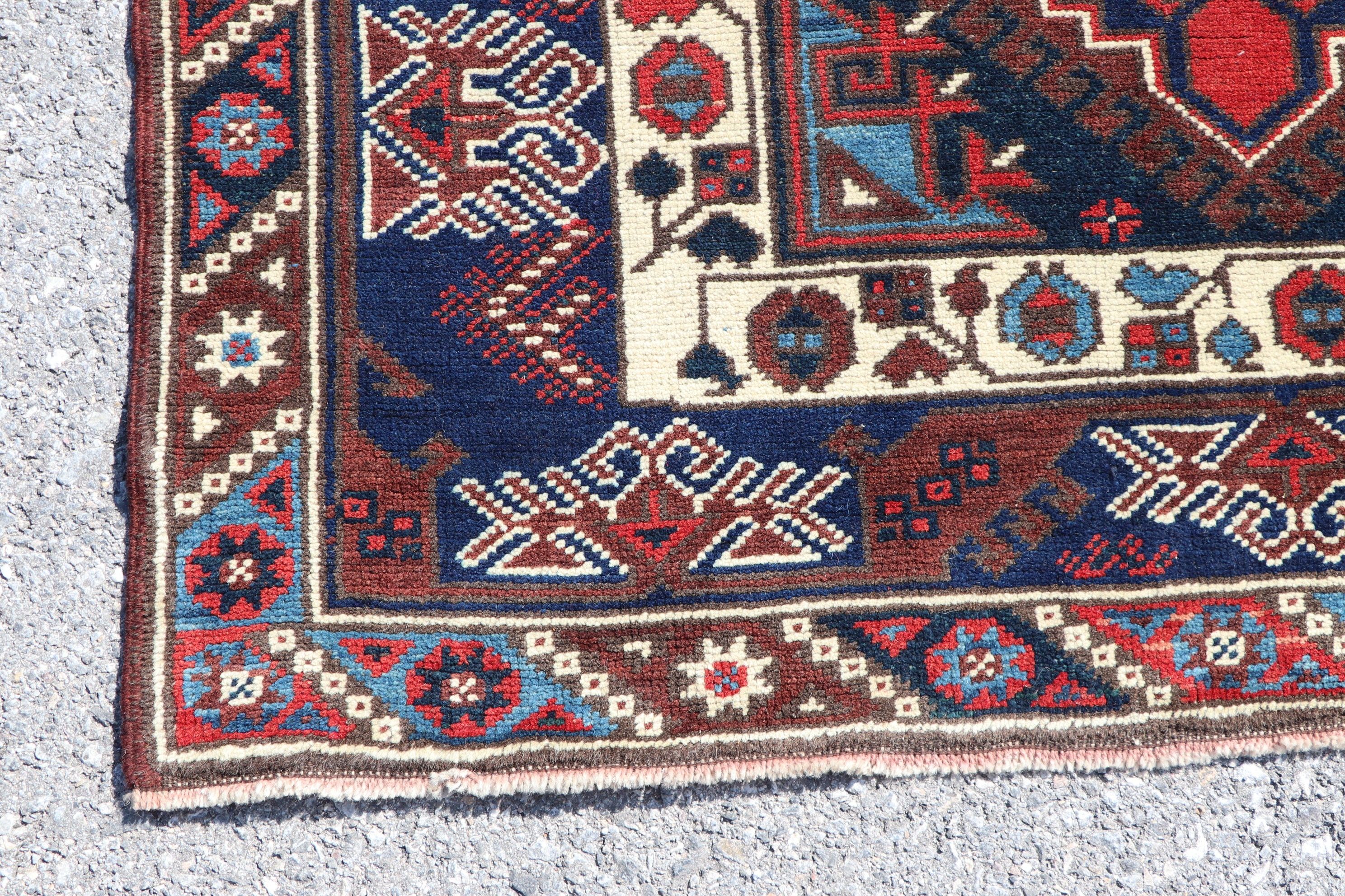 Old Rug, 4.1x6.4 ft Area Rug, Floor Rug, Vintage Rugs, Tribal Rugs, Moroccan Rugs, Red Kitchen Rugs, Turkish Rugs, Rugs for Nursery