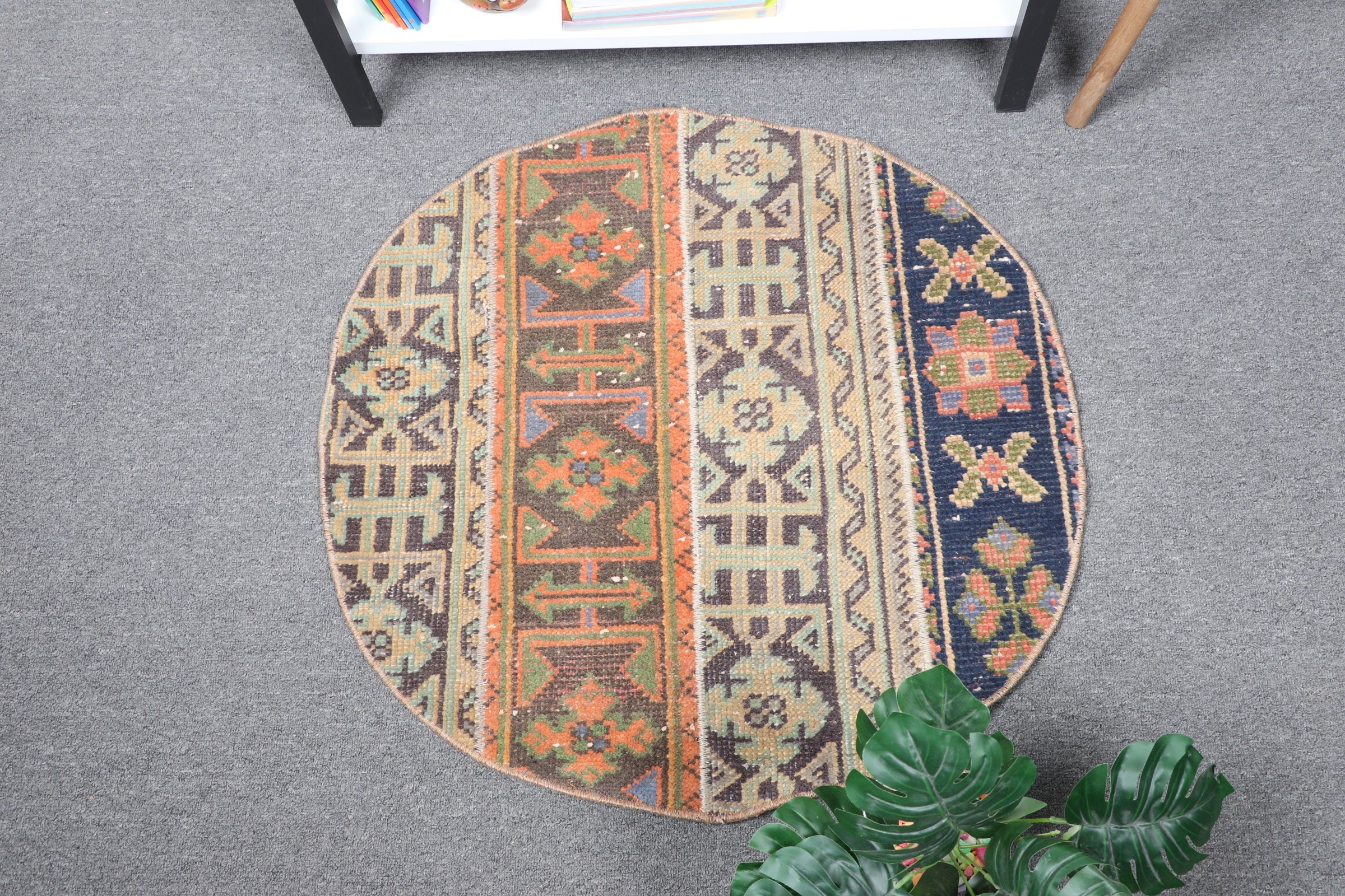 Kapı Paspas Halıları, Türk Halısı, Fas Halısı, Vintage Halılar, 2,4x2,4 ft Küçük Halılar, Duvara Asılı Halı, Soluk Halı, Mavi Yer Halıları, Oryantal Halılar