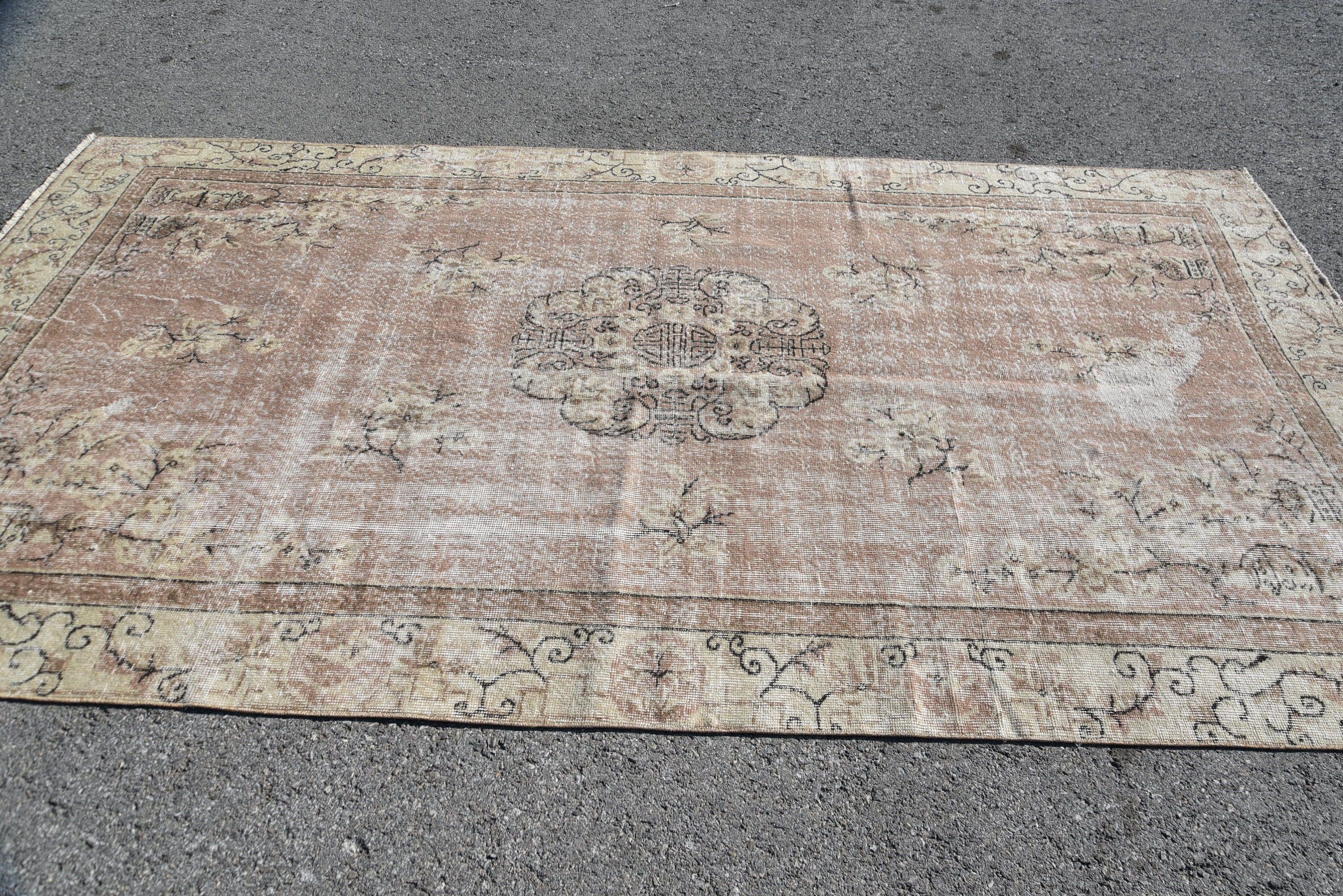 Living Room Rug, Kitchen Rugs, Turkish Rugs, Bedroom Rug, Oriental Rugs, Rugs for Living Room, 5.7x10.4 ft Large Rug, Art Rug, Vintage Rugs
