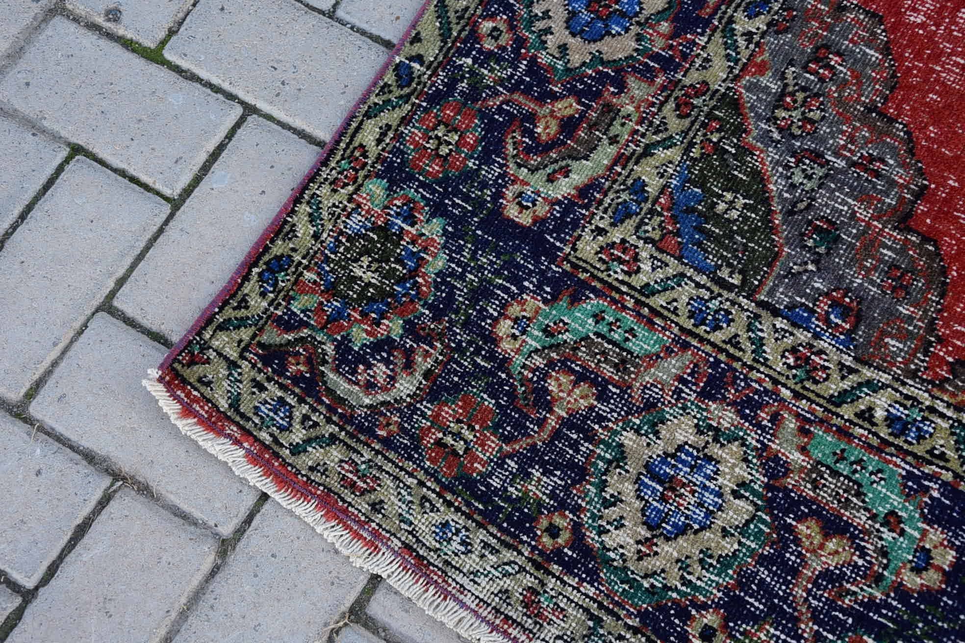 Türk Halıları, Havalı Halılar, Koridor Halısı, Koridor Halıları, Vintage Halı, 4.8x13.7 ft Yolluk Halıları, Renkli Halılar, Tribal Halı Yolluk Halıları