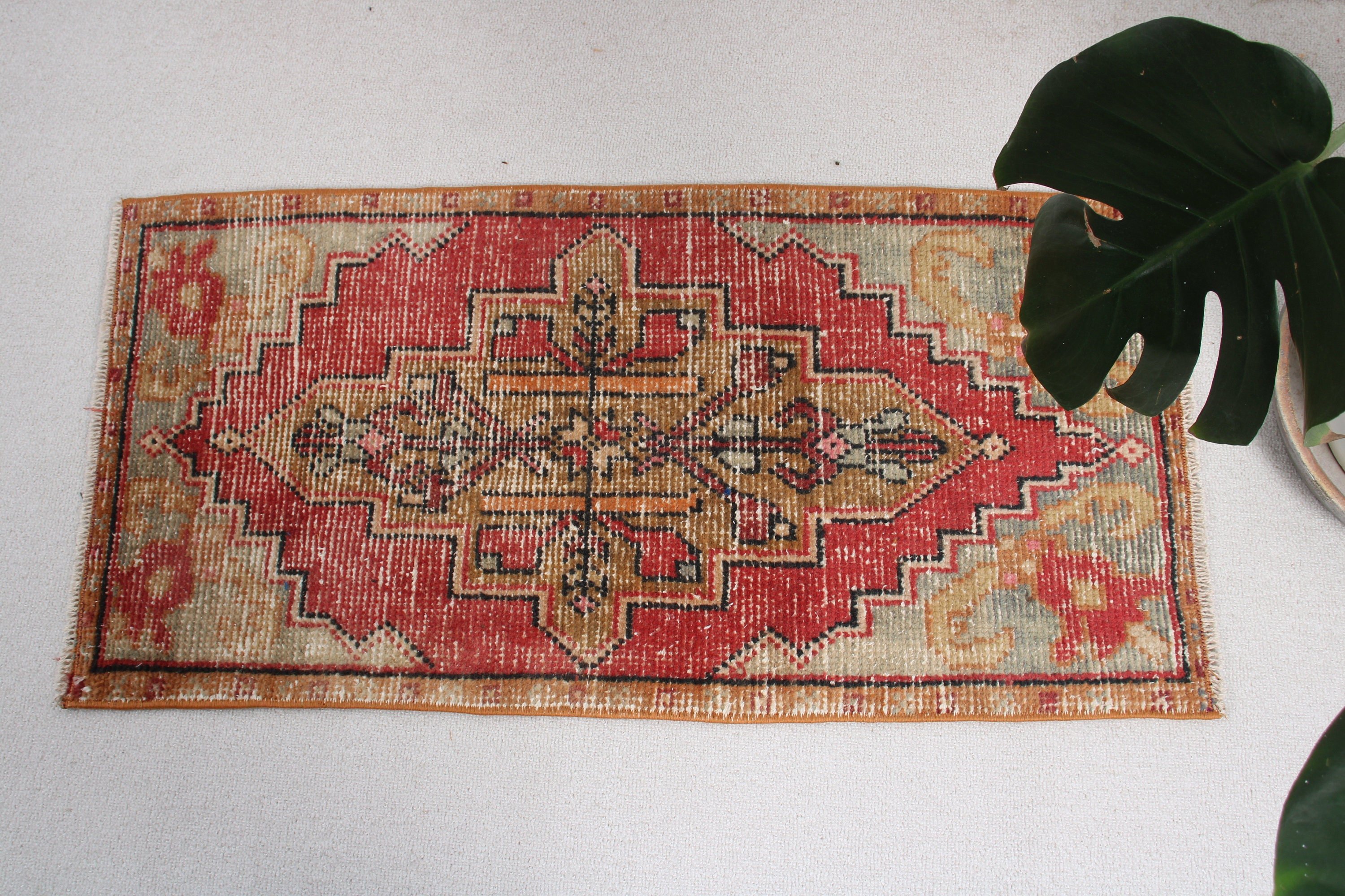 Çocuk Halısı, Mutfak Halıları, Vintage Halılar, 1,6x3,2 ft Küçük Halı, Lüks Halı, Modern Halı, Türk Halıları, Kırmızı Oryantal Halılar, Araba Paspas Halıları